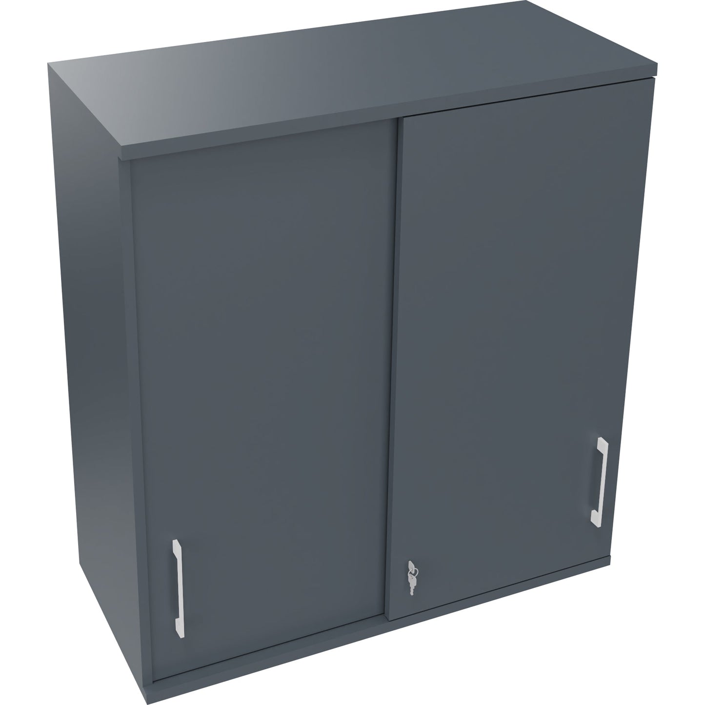 Aufsatzschrank endless Schiebetürenschrank endless 1.000 x 1.088 x 442 mm (B x H x T) 2 Fachböden Holz lavagrau