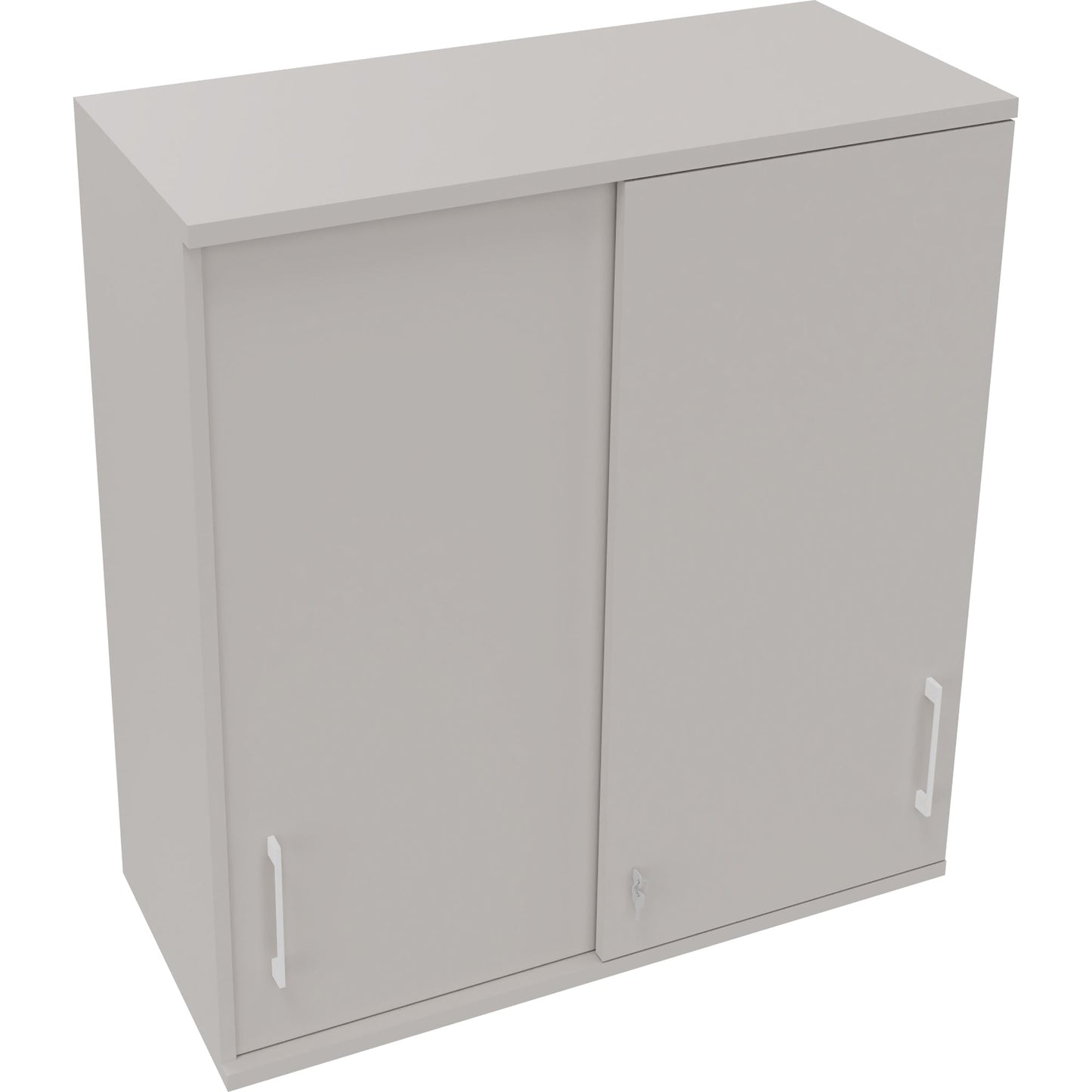 Aufsatzschrank endless Schiebetürenschrank endless 1.000 x 1.088 x 442 mm (B x H x T) 2 Fachböden Holz lichtgrau