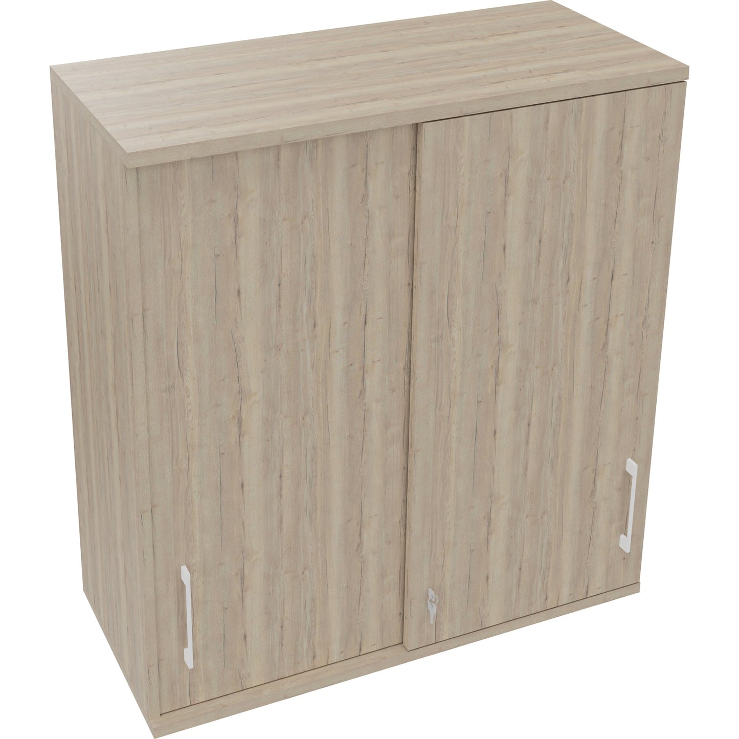 Aufsatzschrank endless Schiebetürenschrank endless 1.000 x 1.088 x 442 mm (B x H x T) 2 Fachböden Holz eiche natur