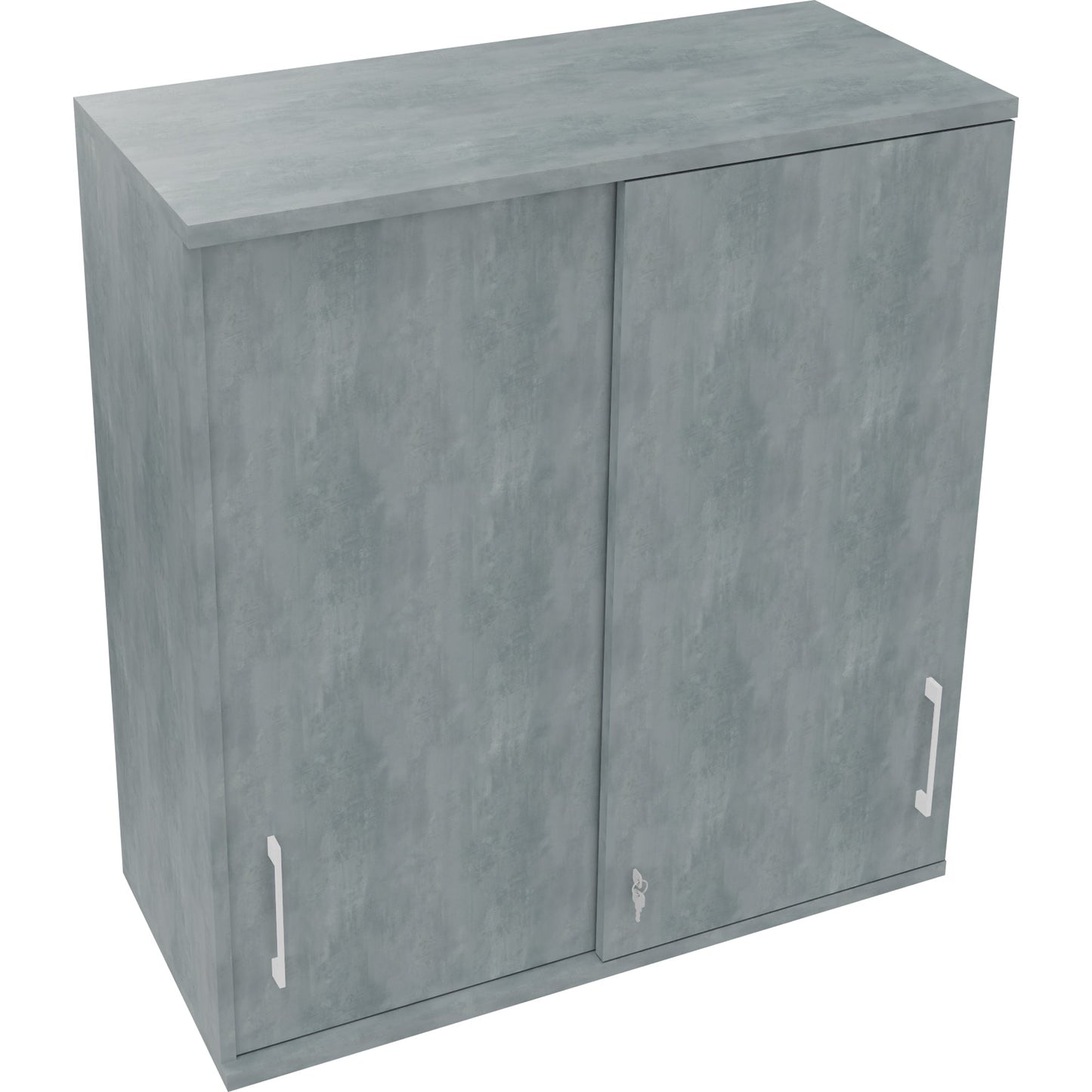 Aufsatzschrank endless Schiebetürenschrank endless 1.000 x 1.088 x 442 mm (B x H x T) 2 Fachböden Holz beton hell