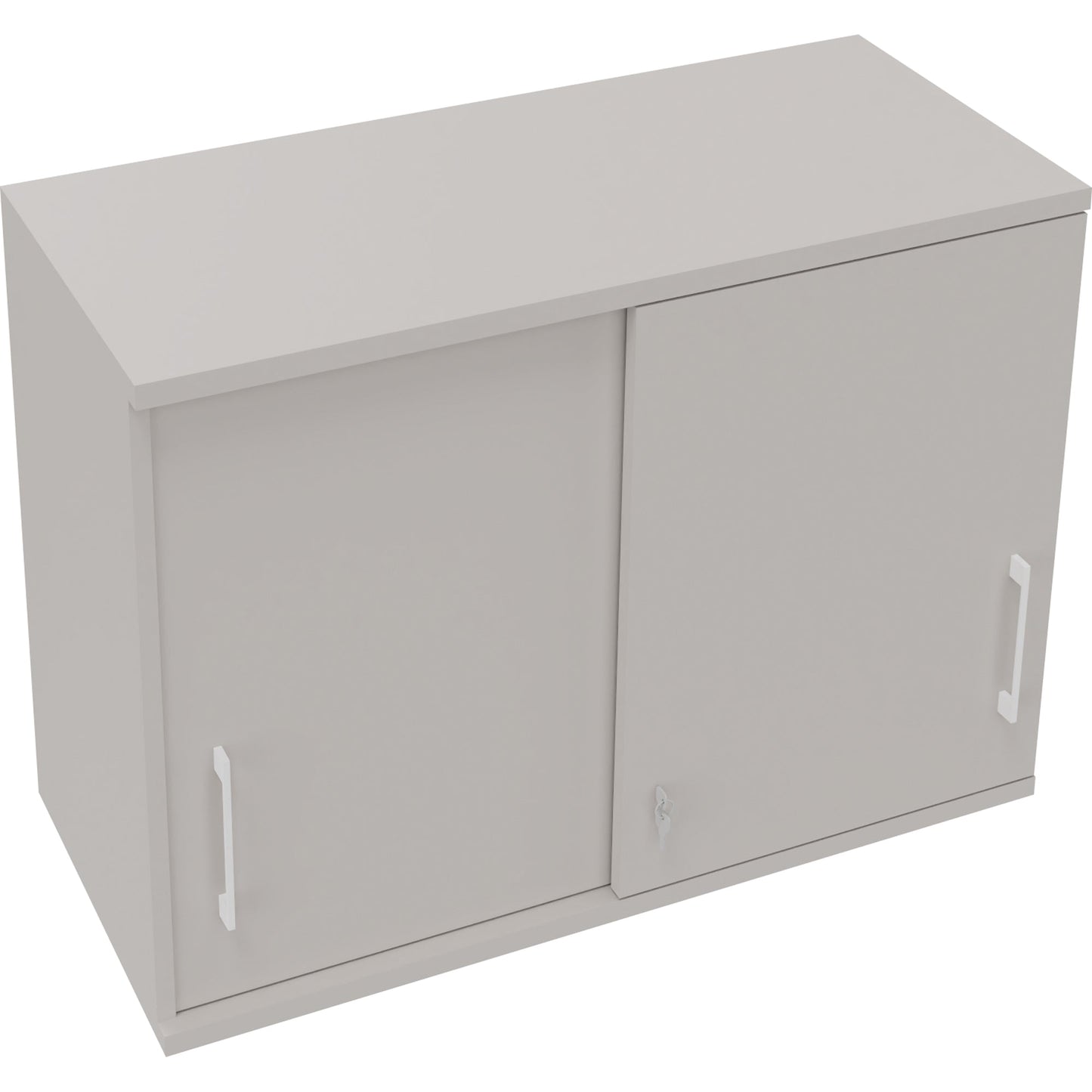 Aufsatzschrank endless Schiebetürenschrank endless 1.000 x 736 x 442 mm (B x H x T) 1 Fachboden Holz lichtgrau