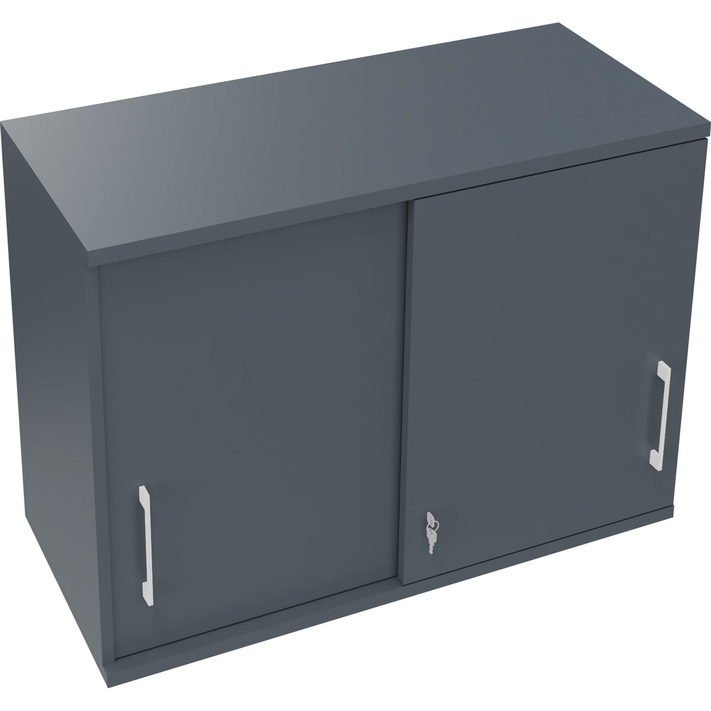 Aufsatzschrank endless Schiebetürenschrank endless 1.000 x 736 x 442 mm (B x H x T) 1 Fachboden Holz lavagrau