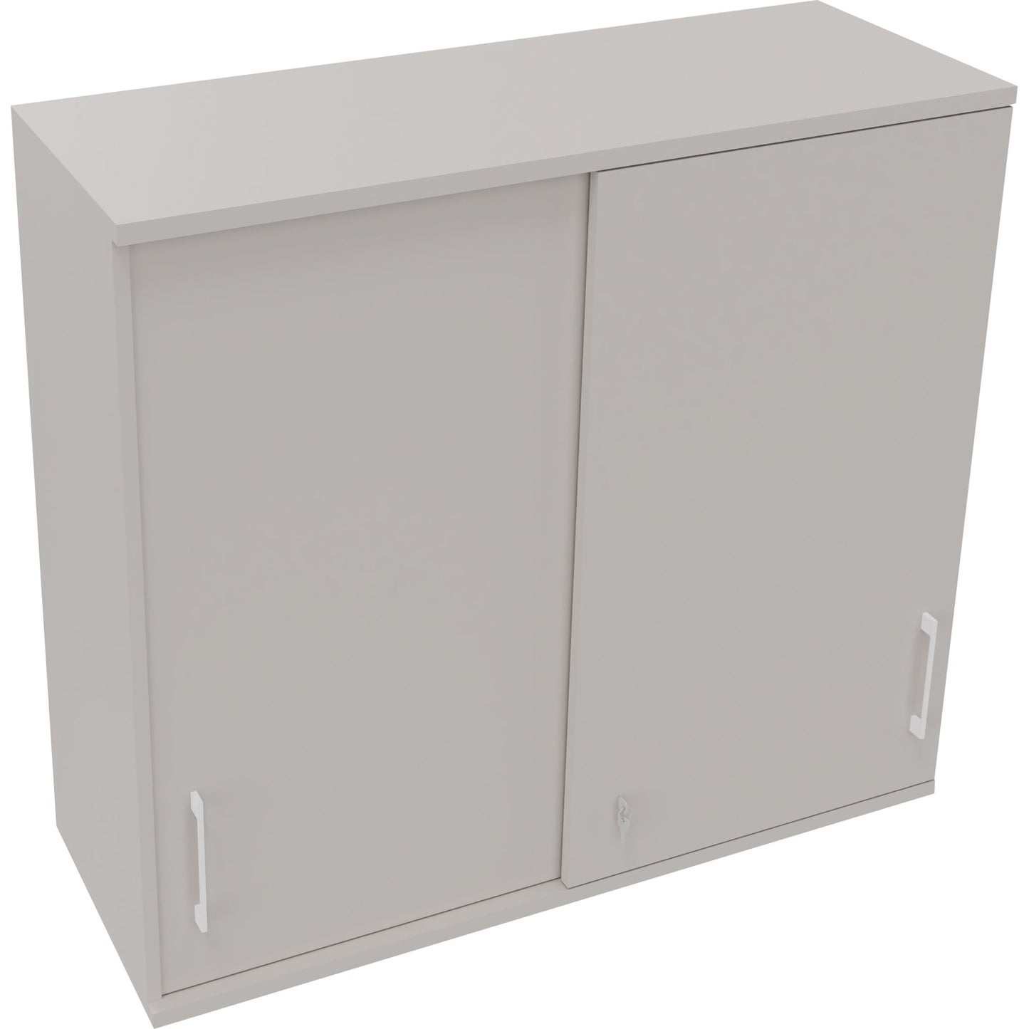 Aufsatzschrank endless Schiebetürenschrank endless 1.200 x 1.088 x 442 mm (B x H x T) 4 Fachböden Holz lichtgrau