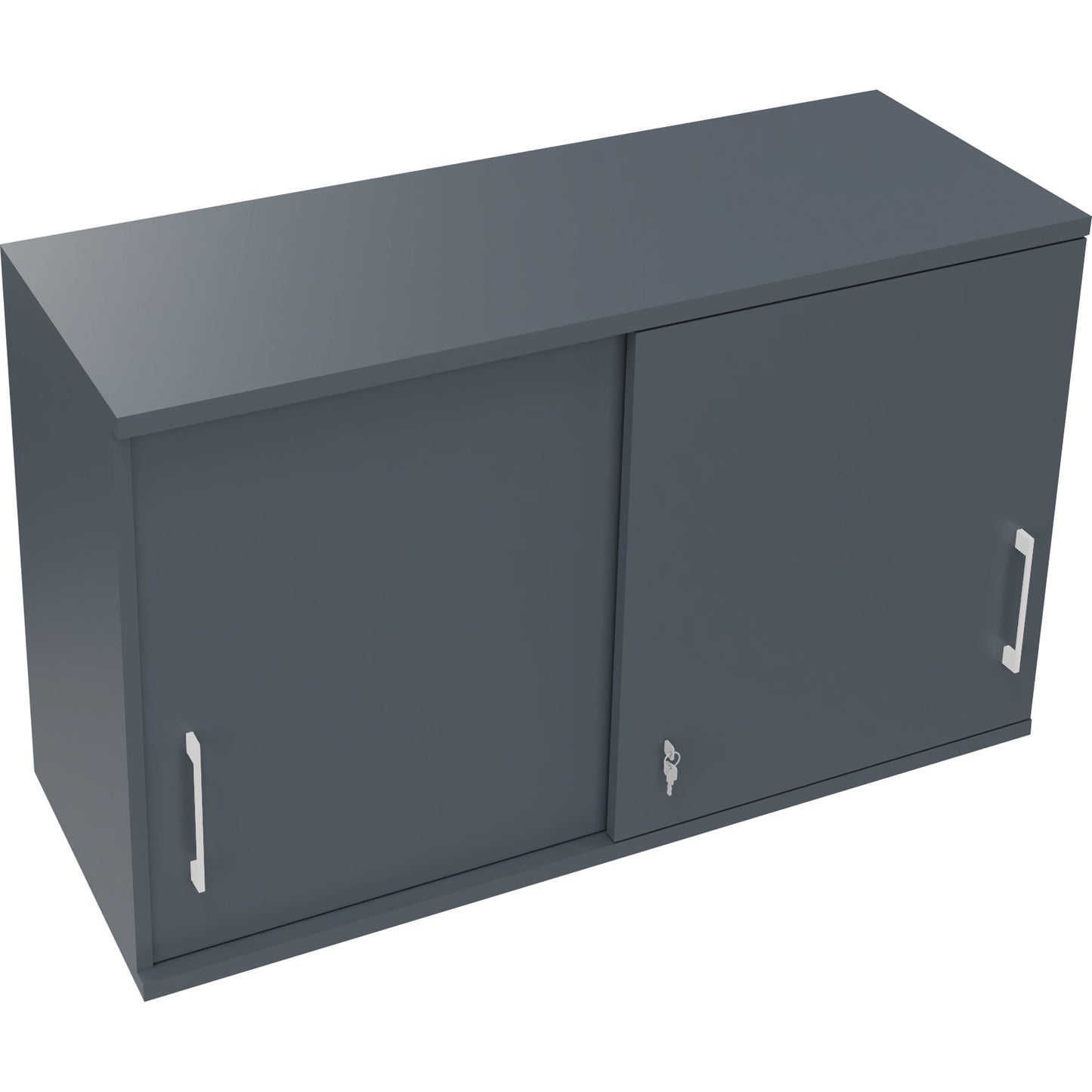 Aufsatzschrank endless Schiebetürenschrank endless 1.200 x 736 x 442 mm (B x H x T) 2 Fachböden Holz lavagrau