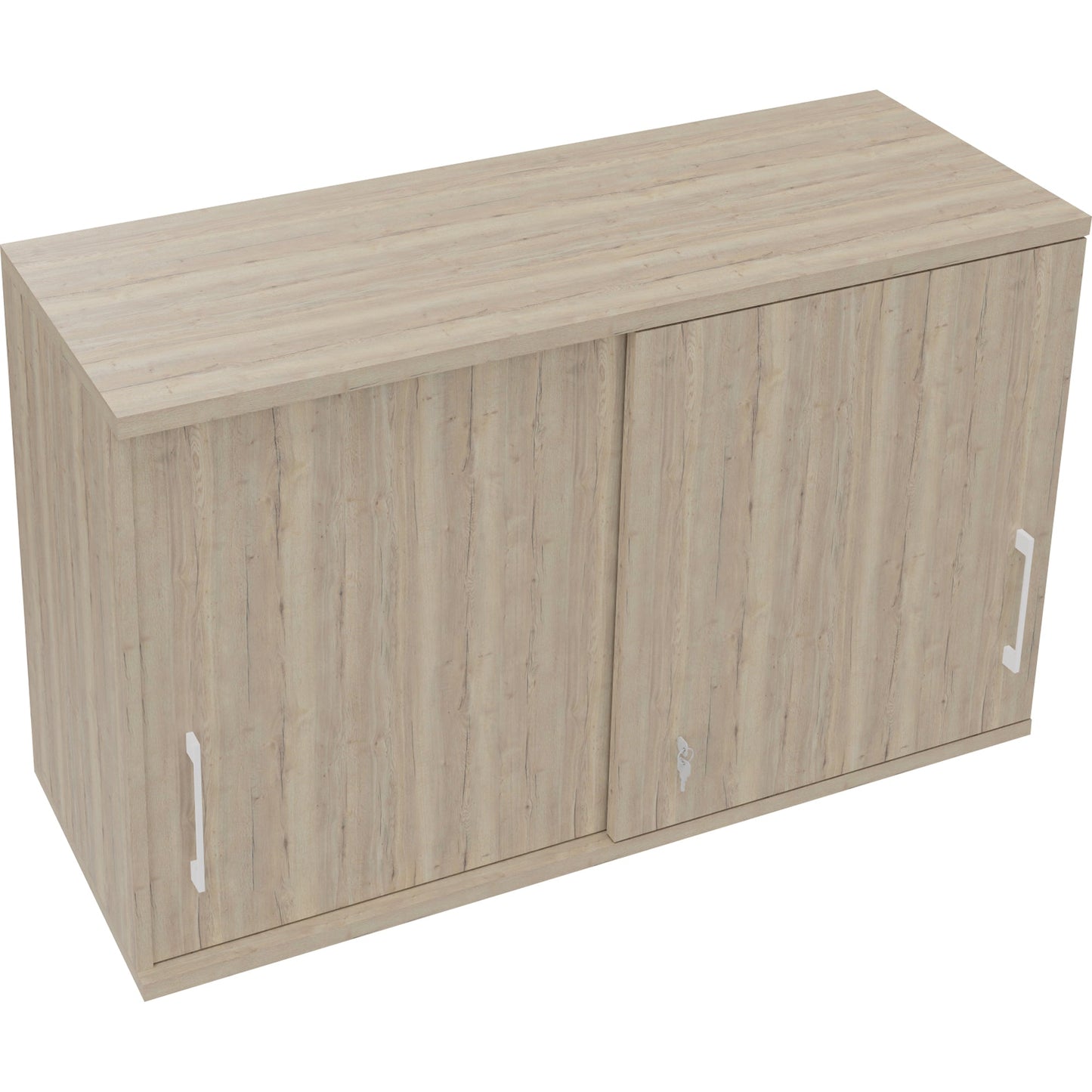 Aufsatzschrank endless Schiebetürenschrank endless 1.200 x 736 x 442 mm (B x H x T) 2 Fachböden Holz eiche natur