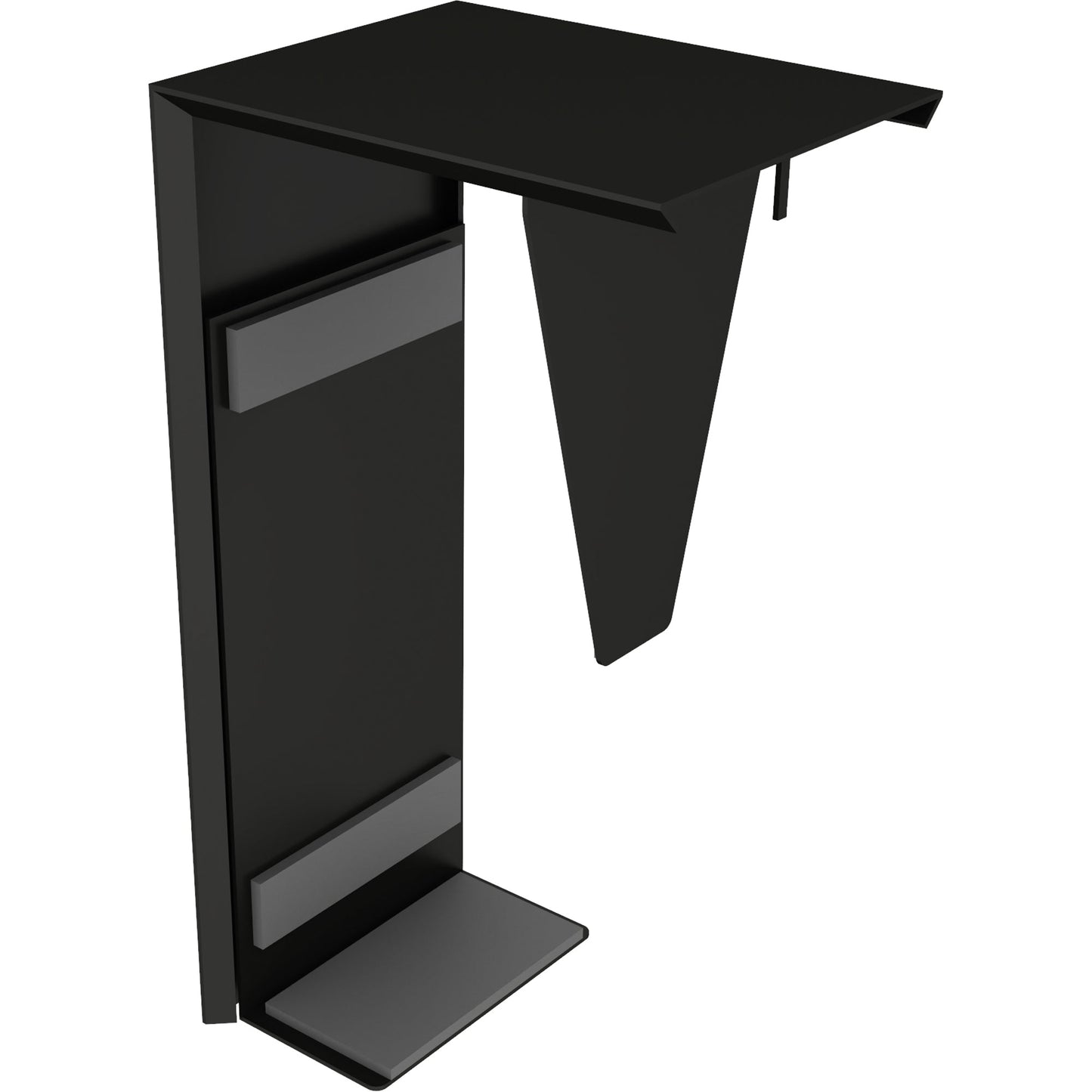 PC-Halter Schreibtische all in one 9-25 x 30-60 cm (B x H) Metall graphitschwarz