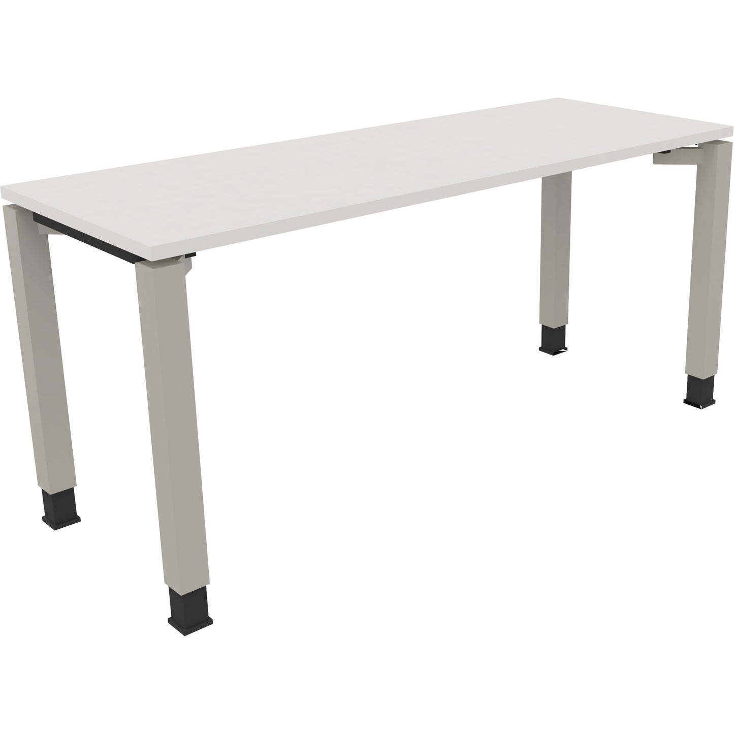 Schreibtisch all in one Maße: 1.600 x 680-820 x 600 mm (B x H x T) Holz diamant weiß