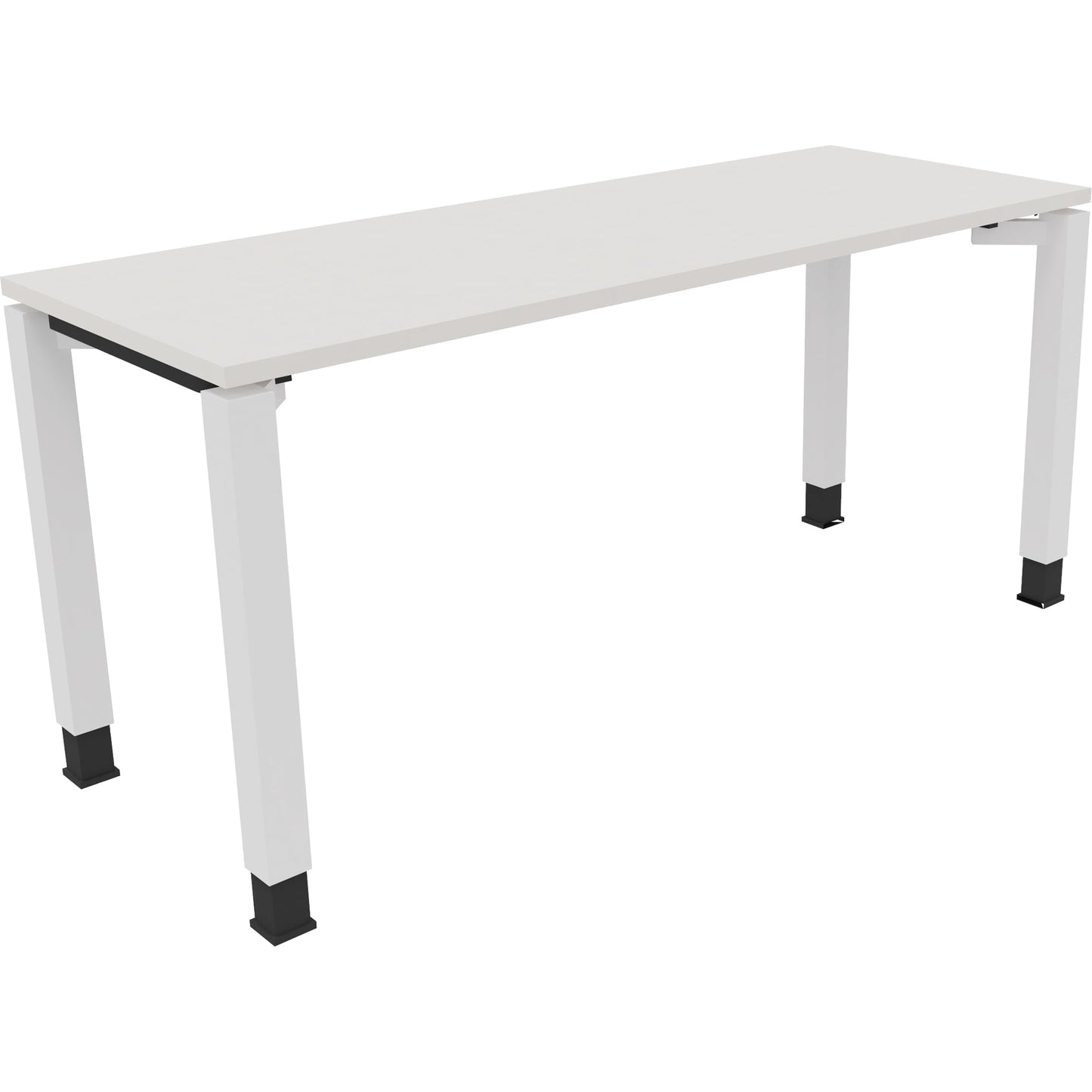 Schreibtisch all in one Maße: 1.600 x 680-820 x 600 mm (B x H x T) Holz diamant weiß