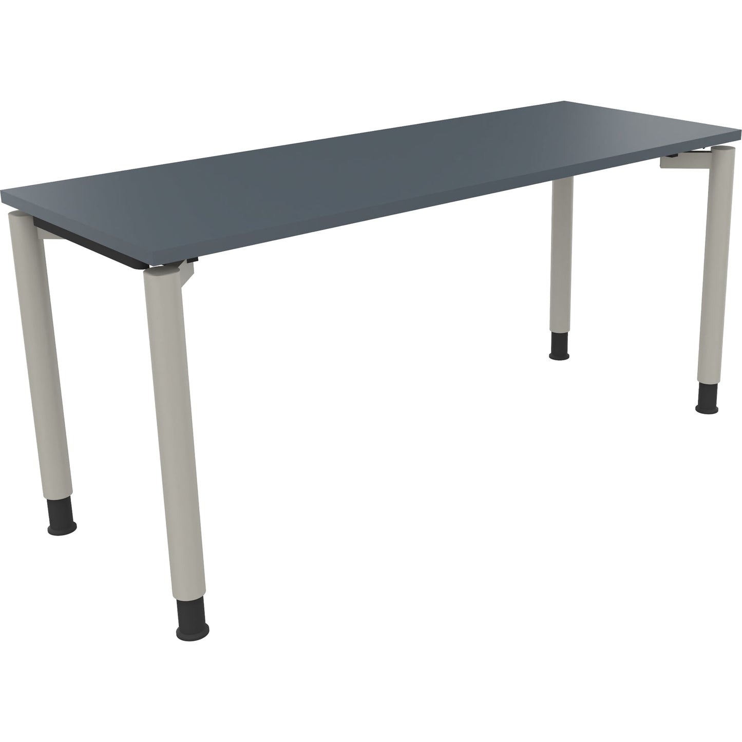 Schreibtisch all in one Maße: 1.600 x 680-820 x 600 mm (B x H x T) Holz lavagrau