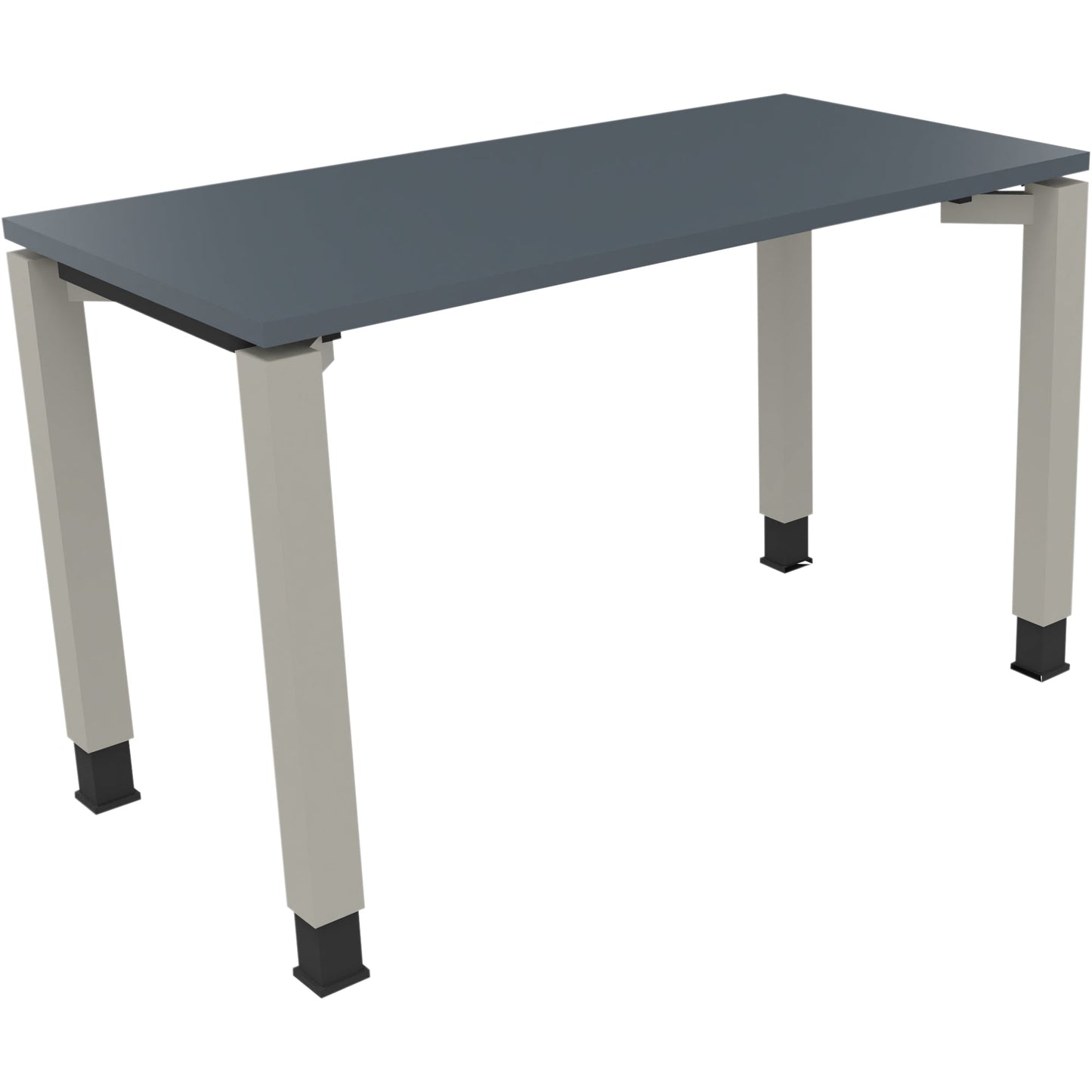 Schreibtisch all in one Maße: 1.200 x 680-820 x 600 mm (B x H x T) Holz lavagrau
