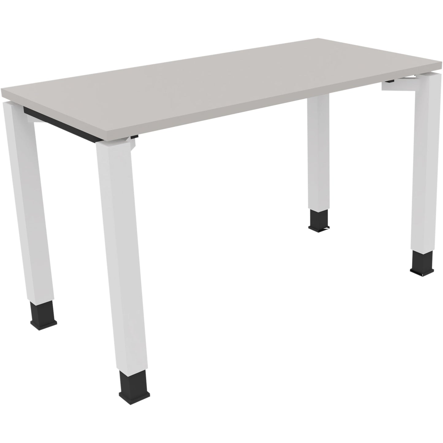 Schreibtisch all in one Maße: 1.200 x 680-820 x 600 mm (B x H x T) Holz lichtgrau