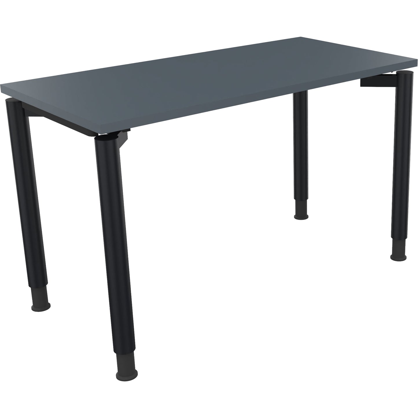 Schreibtisch all in one Maße: 1.200 x 680-820 x 600 mm (B x H x T) Holz lavagrau