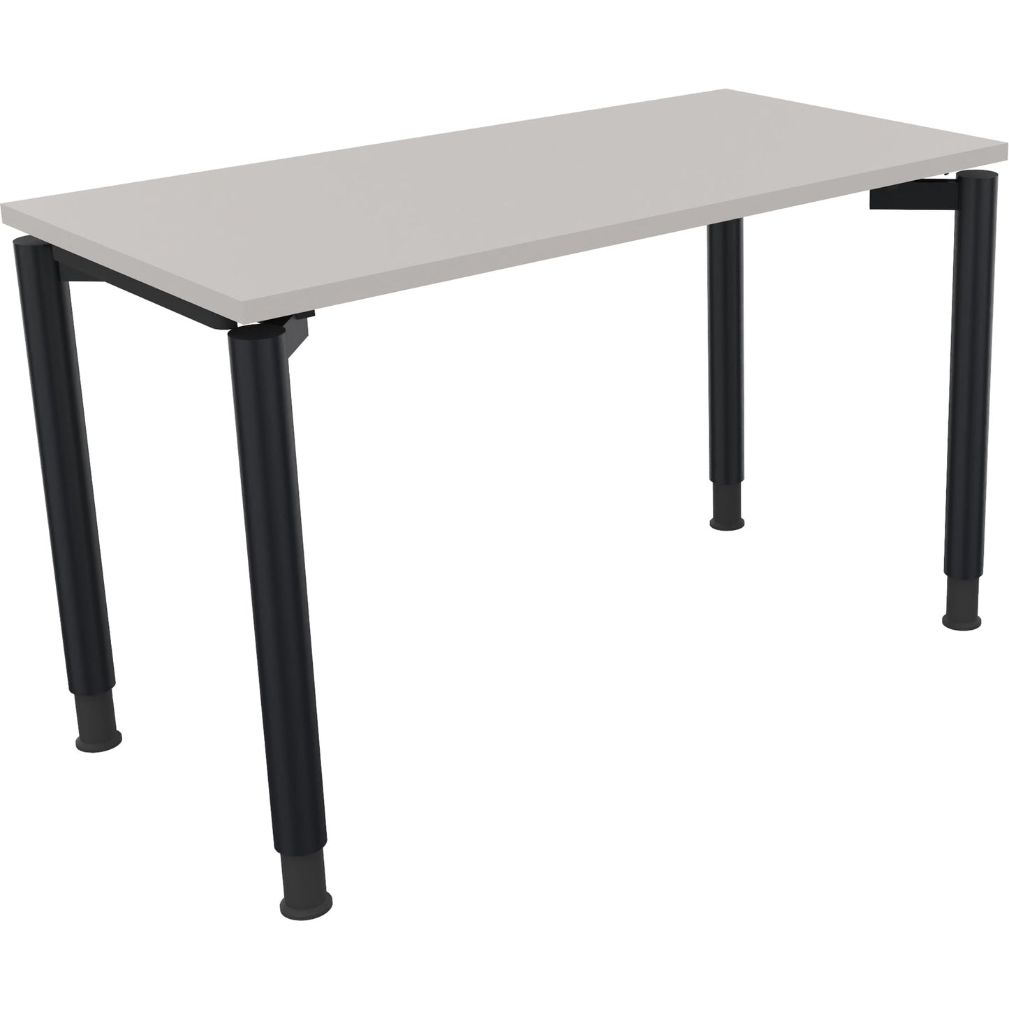 Schreibtisch all in one Maße: 1.200 x 680-820 x 600 mm (B x H x T) Holz lichtgrau