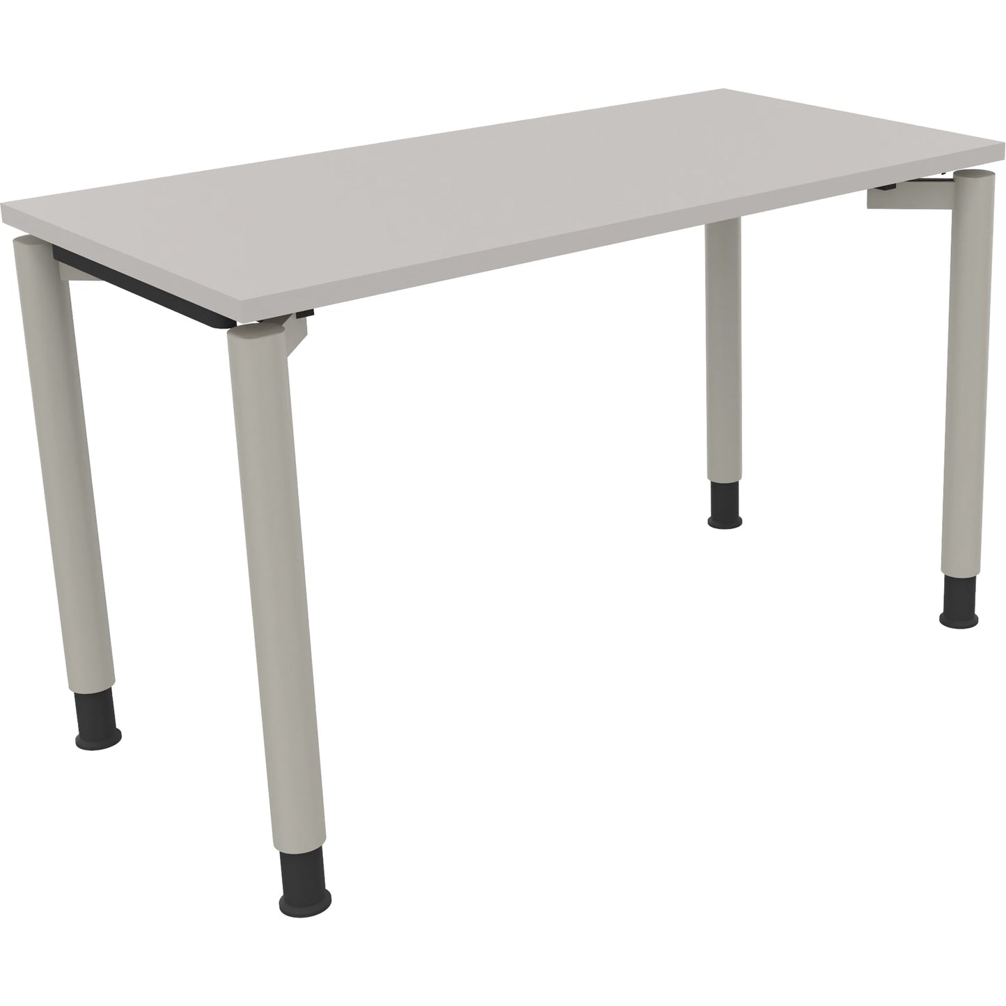 Schreibtisch all in one Maße: 1.200 x 680-820 x 600 mm (B x H x T) Holz lichtgrau