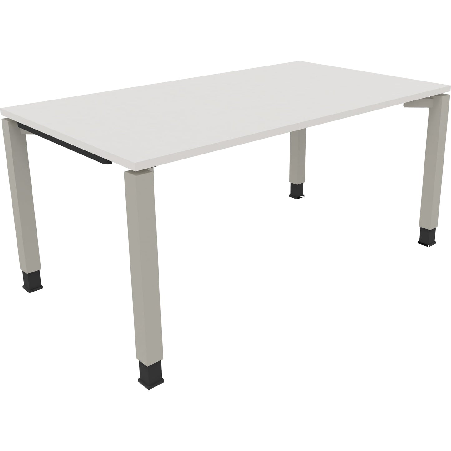 Schreibtisch all in one Maße: 1.600 x 680-820 x 900 mm (B x H x T) Holz diamant weiß