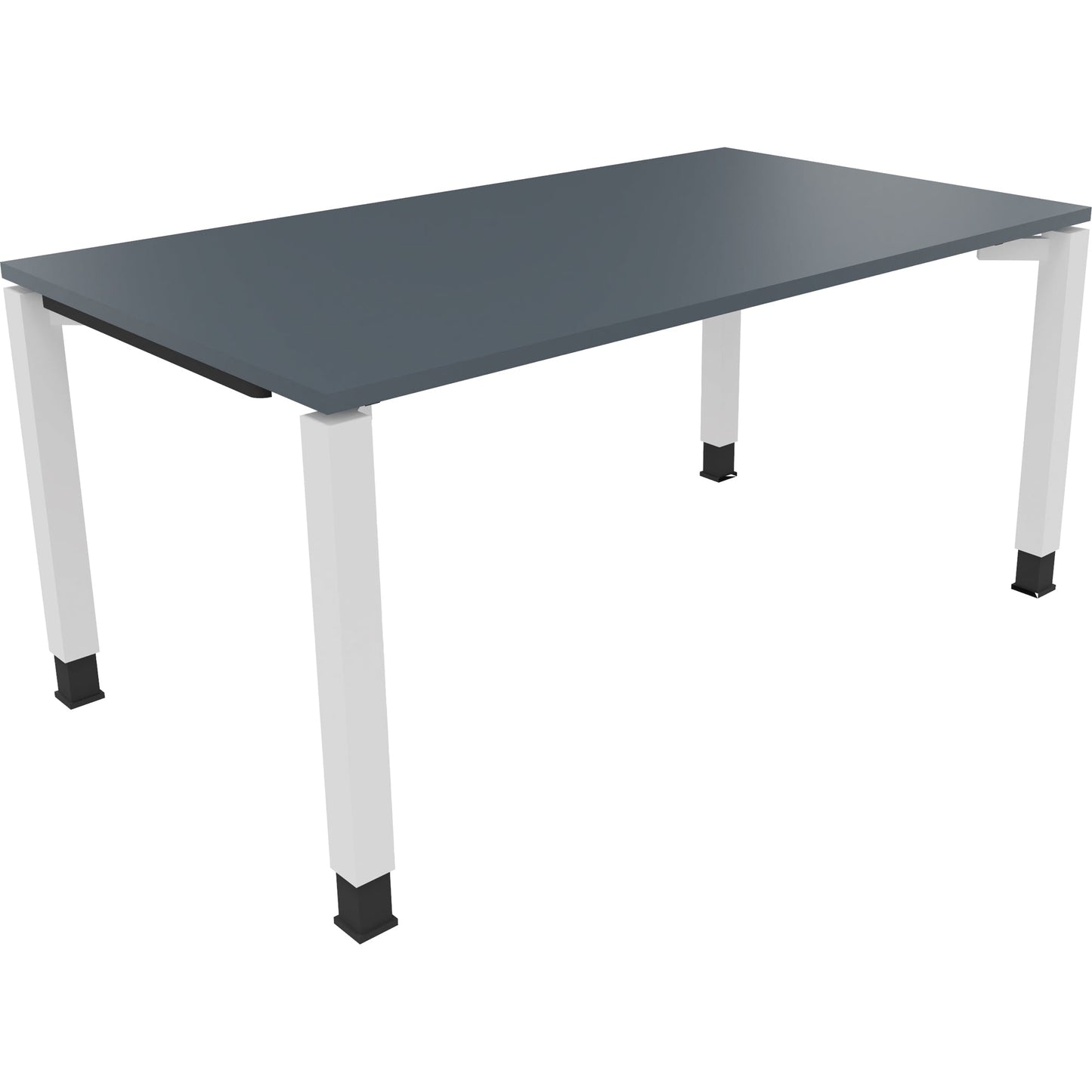 Schreibtisch all in one Maße: 1.600 x 680-820 x 900 mm (B x H x T) Holz lavagrau