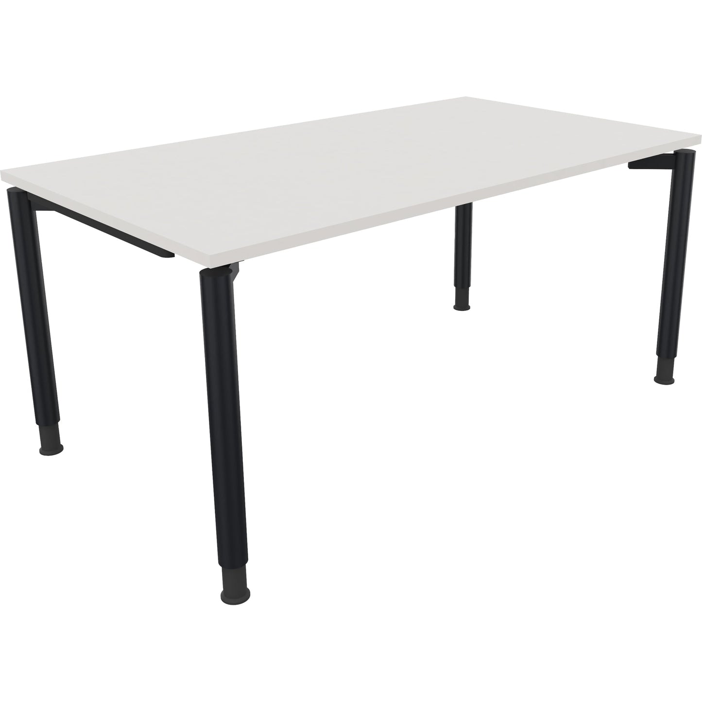 Schreibtisch all in one Maße: 1.600 x 680-820 x 900 mm (B x H x T) Holz diamant weiß