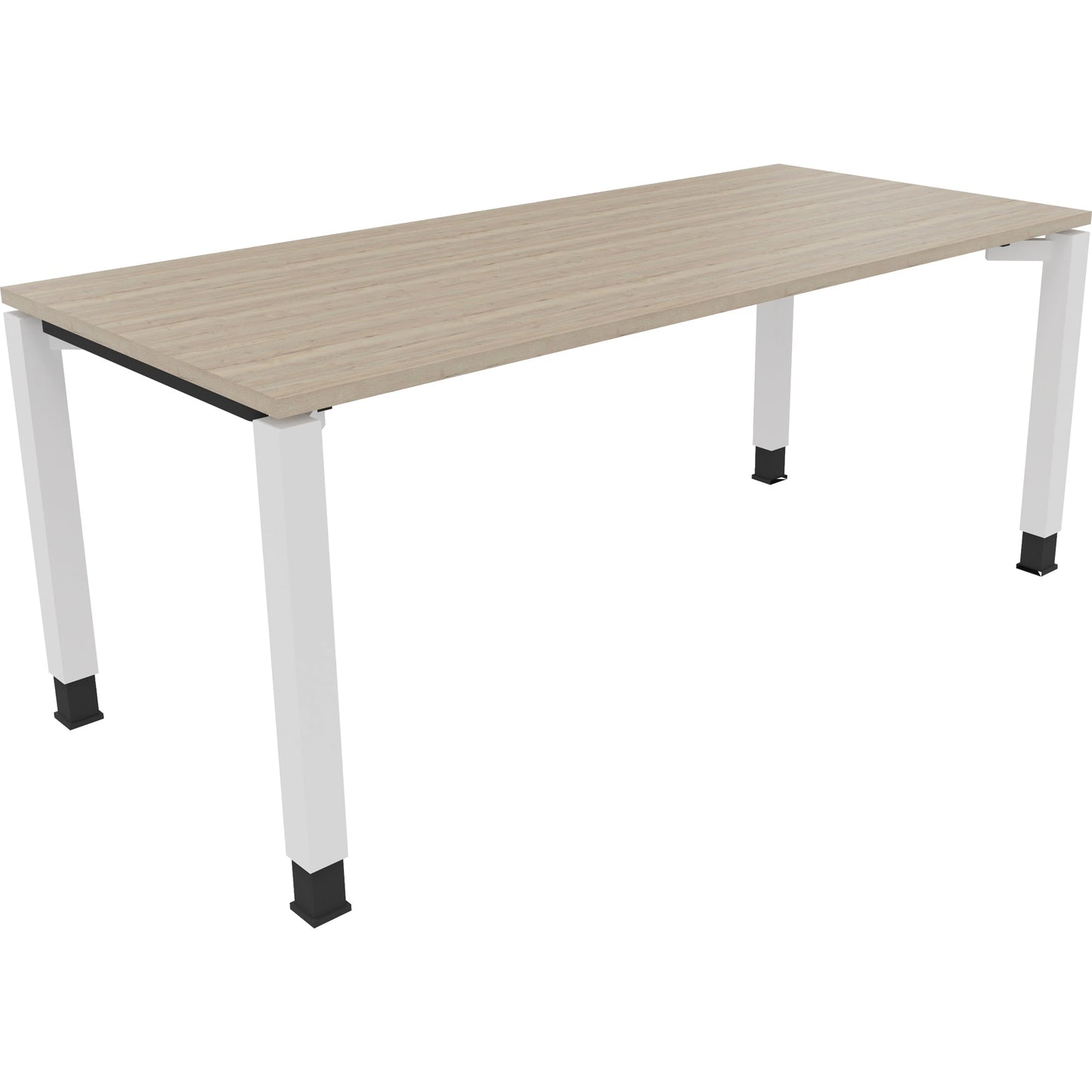 Schreibtisch all in one Maße: 1.800 x 680-820 x 800 mm (B x H x T) Holz eiche natur