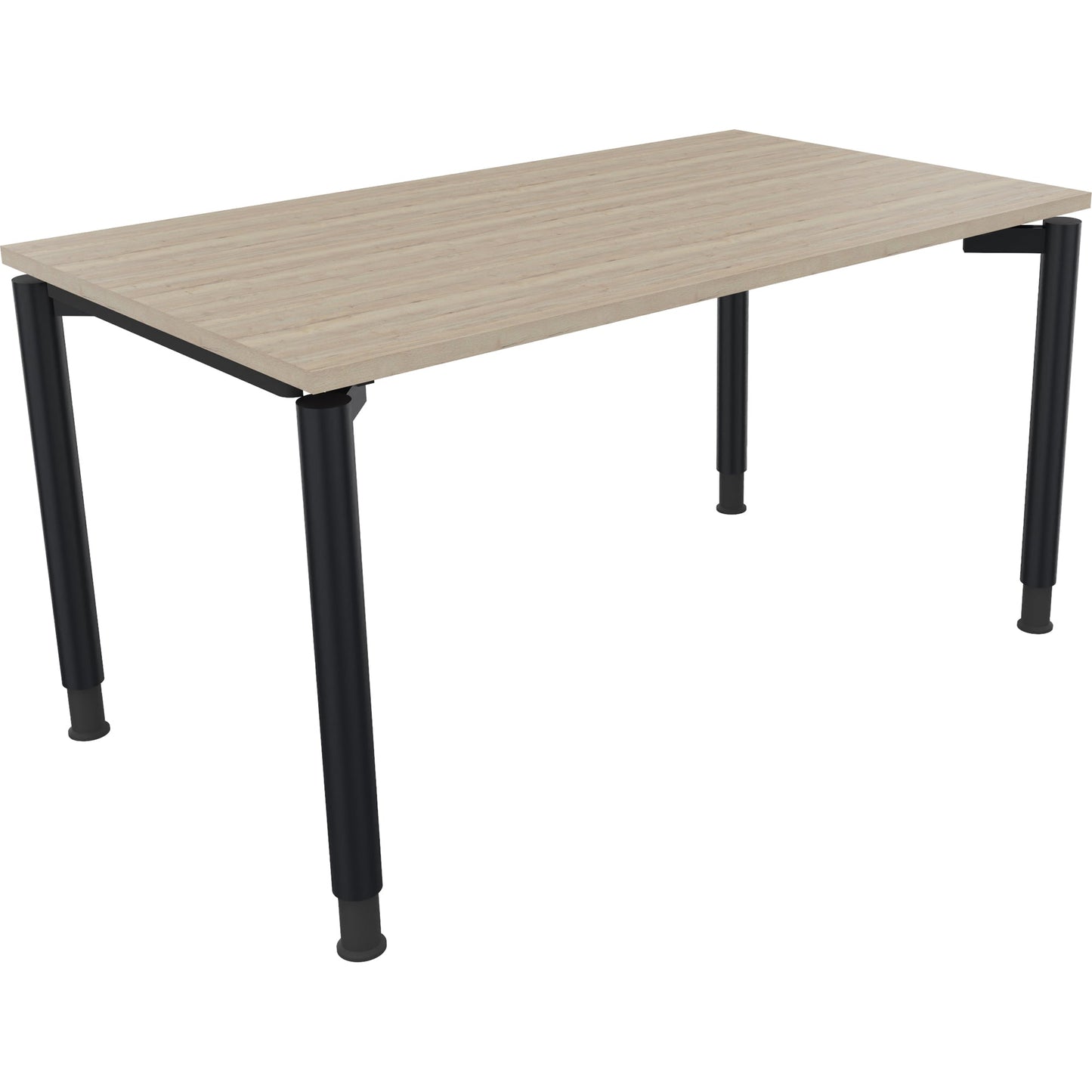 Schreibtisch all in one Maße: 1.400 x 680-820 x 800 mm (B x H x T) Holz eiche natur