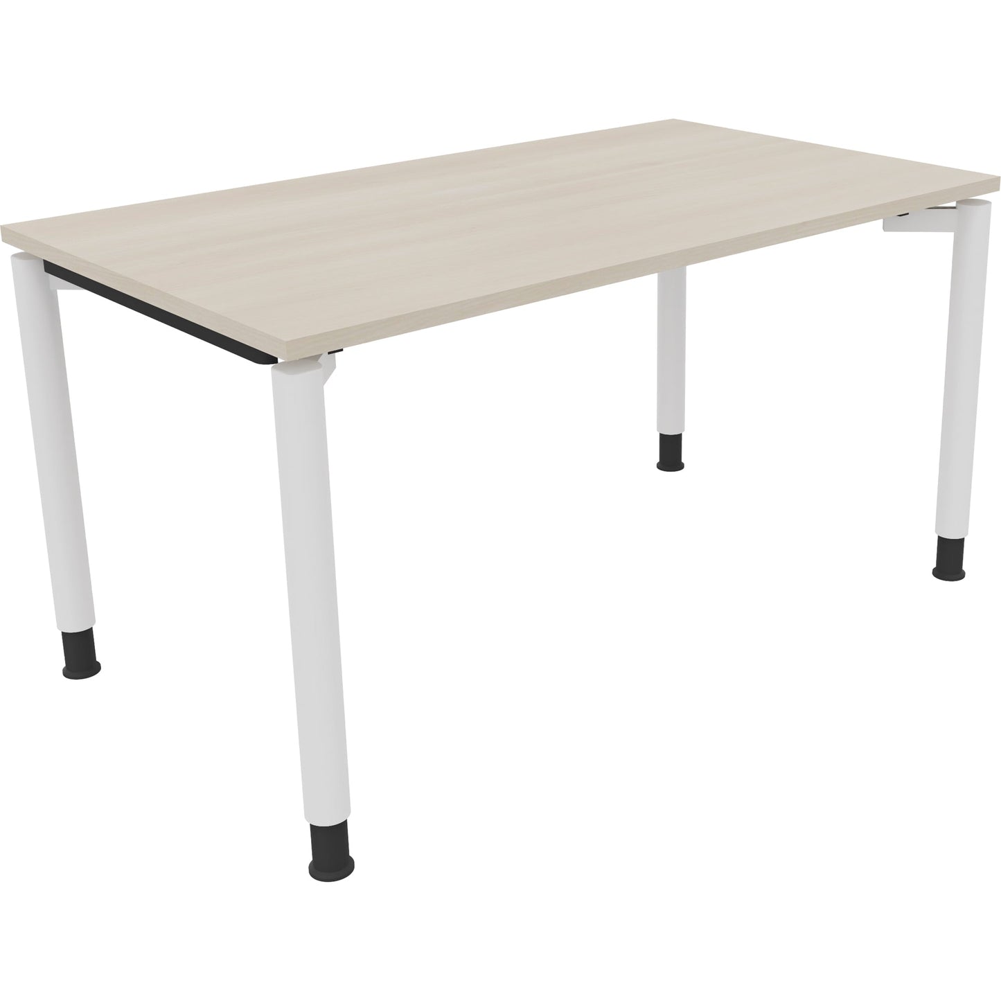 Schreibtisch all in one Maße: 1.400 x 680-820 x 800 mm (B x H x T) Holz akazie hell