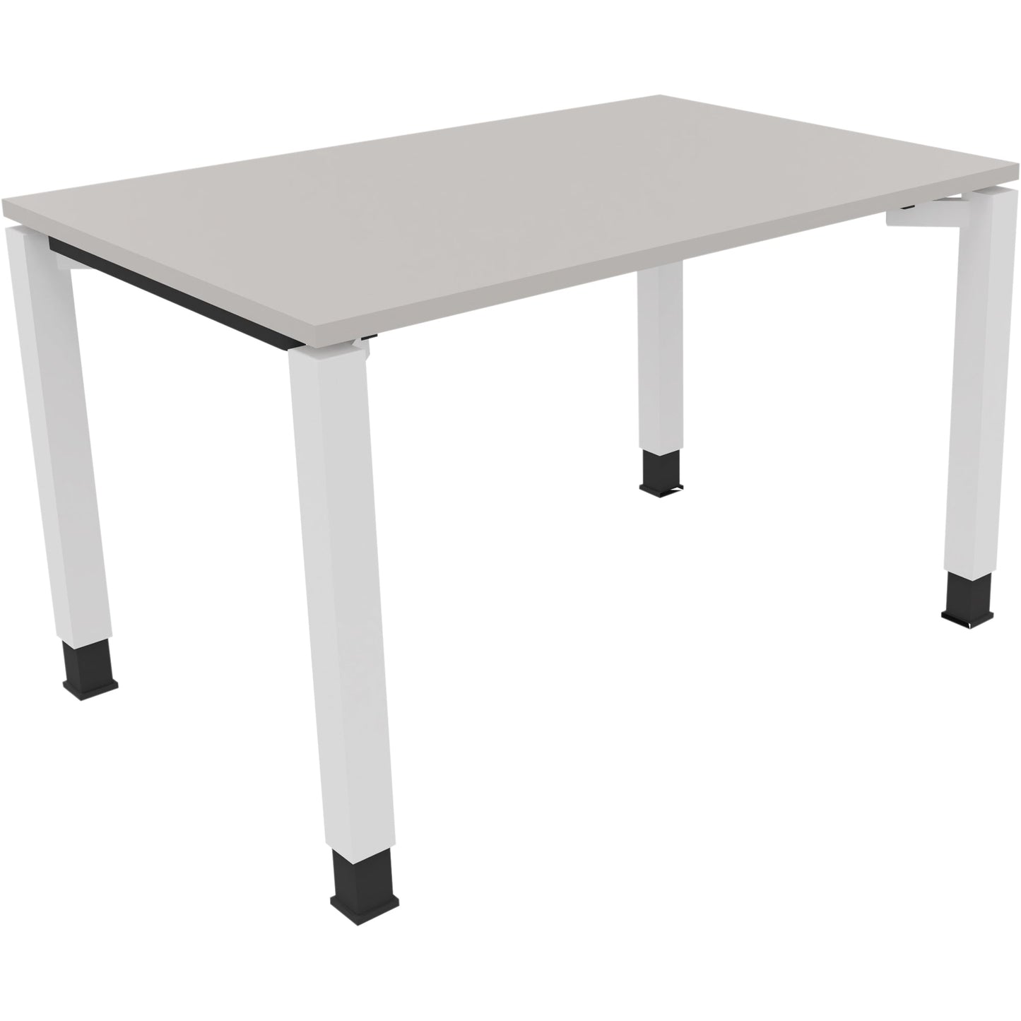 Schreibtisch all in one Maße: 1.200 x 680-820 x 800 mm (B x H x T) Holz lichtgrau