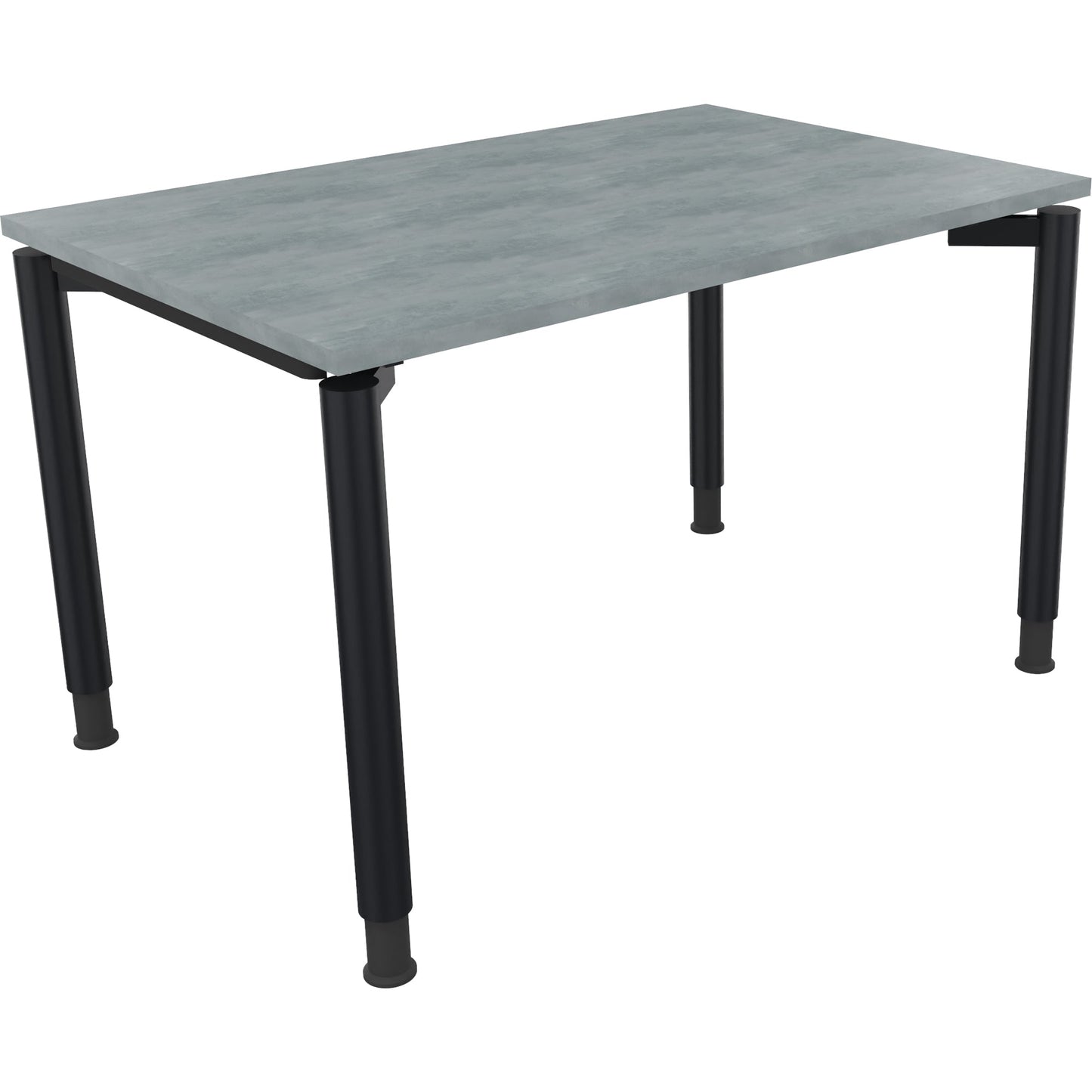 Schreibtisch all in one Maße: 1.200 x 680-820 x 800 mm (B x H x T) Holz beton hell