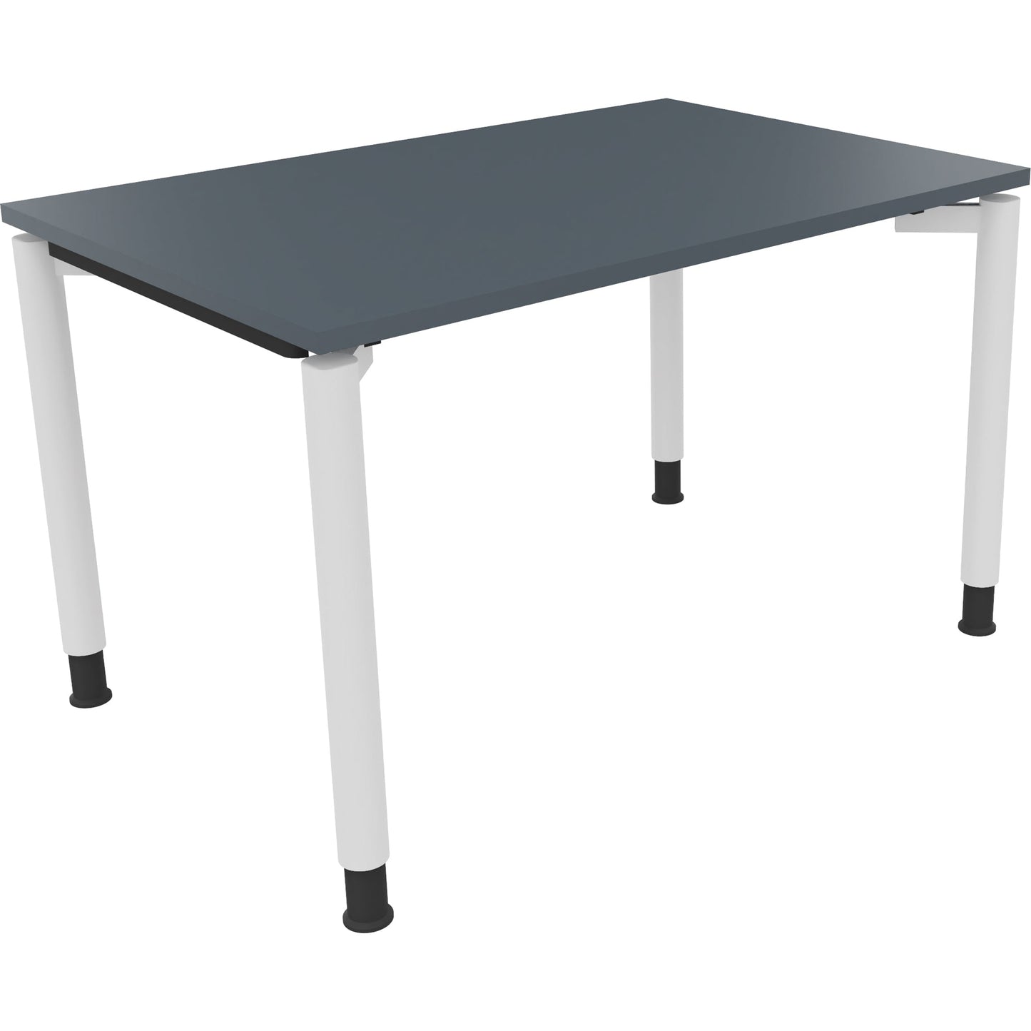 Schreibtisch all in one Maße: 1.200 x 680-820 x 800 mm (B x H x T) Holz lavagrau