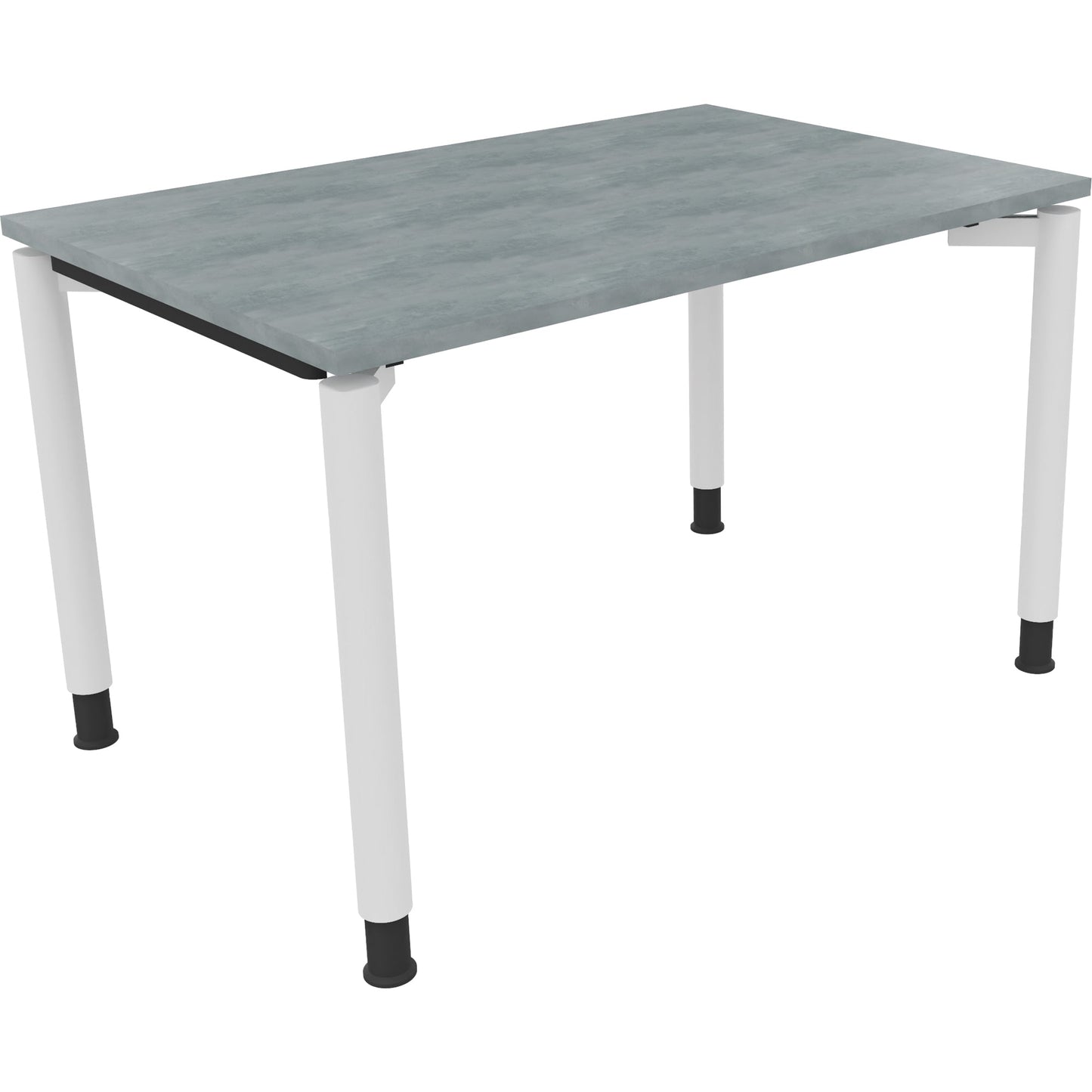 Schreibtisch all in one Maße: 1.200 x 680-820 x 800 mm (B x H x T) Holz beton hell