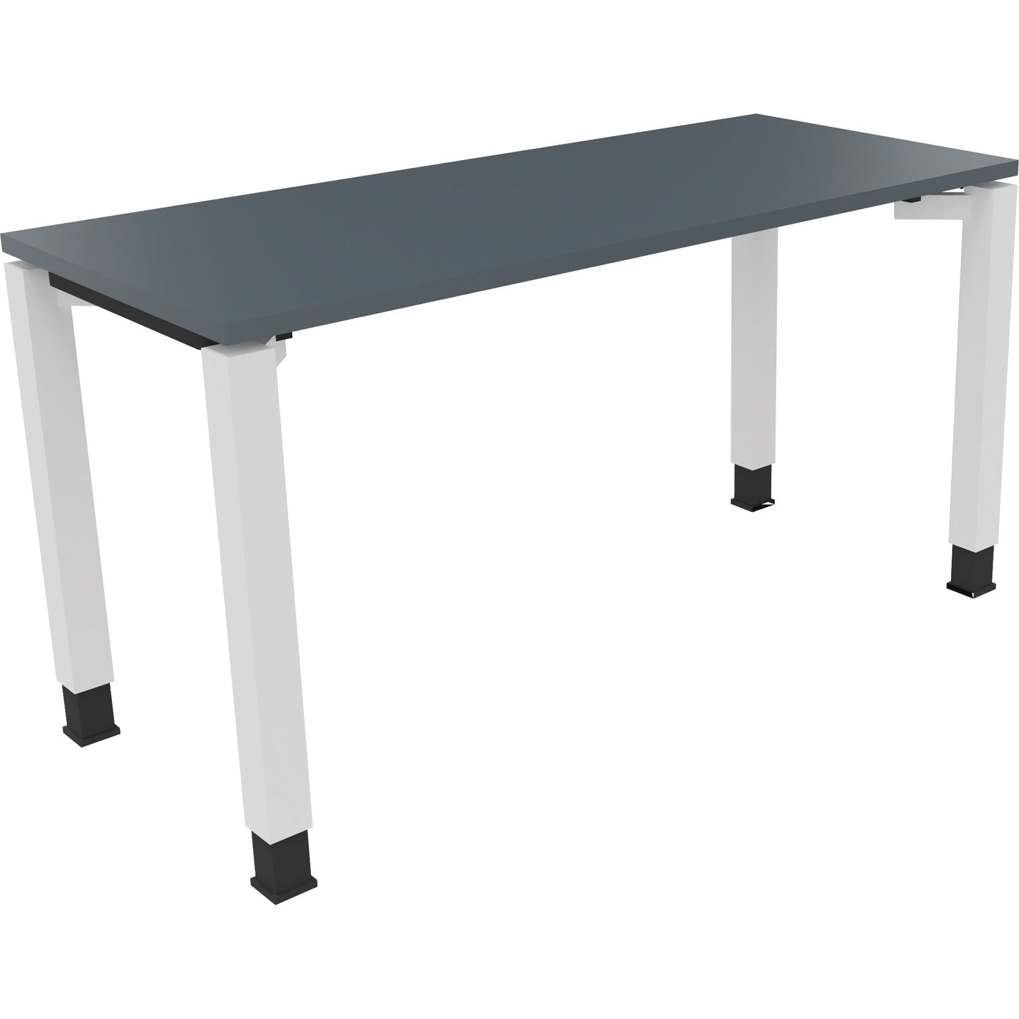 Schreibtisch all in one Maße: 1.400 x 680-820 x 600 mm (B x H x T) Holz lavagrau