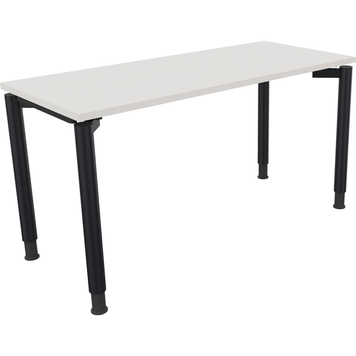 Schreibtisch all in one Maße: 1.400 x 680-820 x 600 mm (B x H x T) Holz diamantweiß