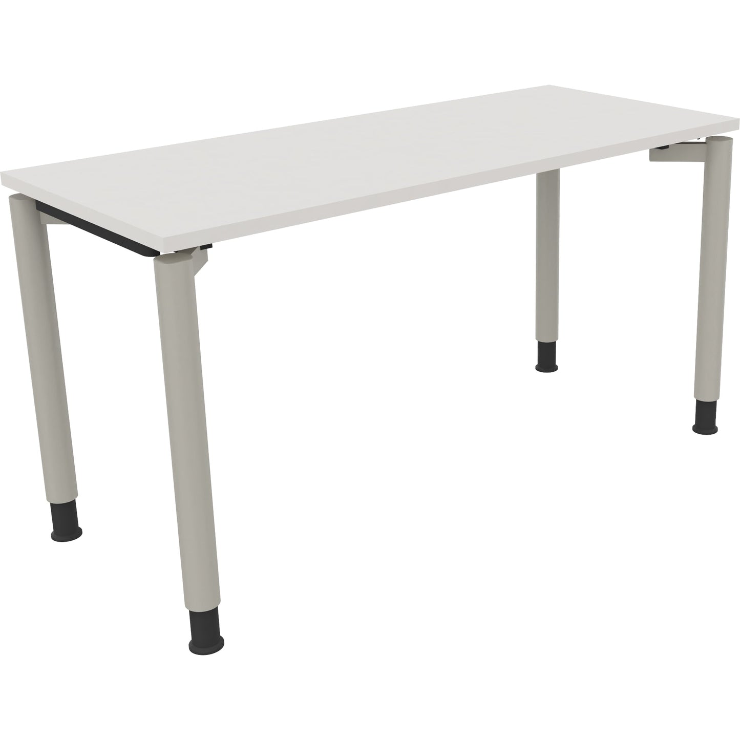 Schreibtisch all in one Maße: 1.400 x 680-820 x 600 mm (B x H x T) Holz diamantweiß