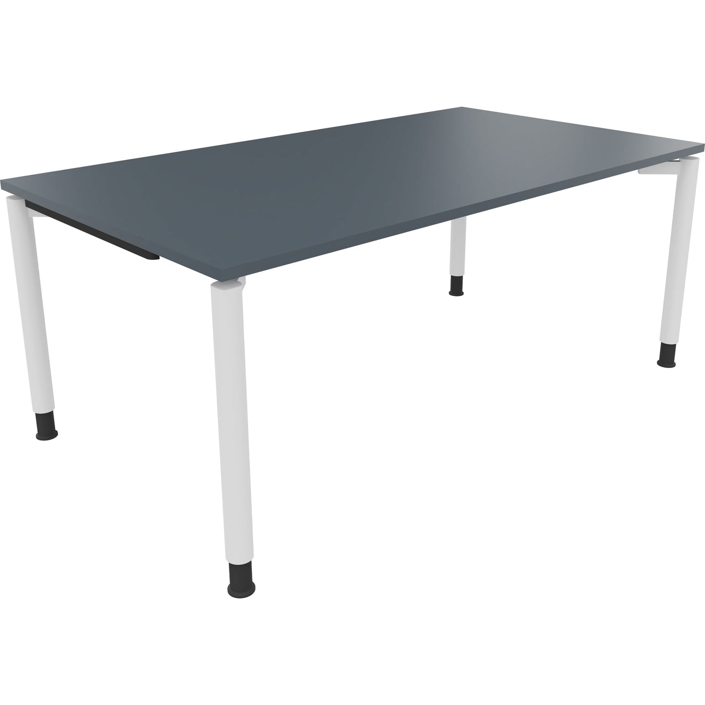 Schreibtisch all in one Maße: 1.800 x 680-820 x 1.000 mm (B x H x T) Holz lavagrau