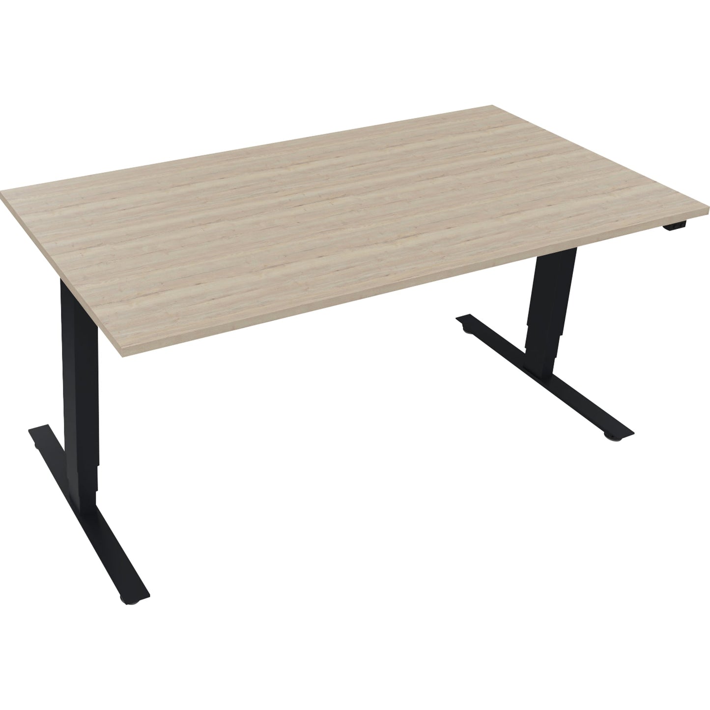 Schreibtisch Move 2.0 Maße: 1.600 x 625-1.285 x 800 mm (B x H x T) Holz eiche natur