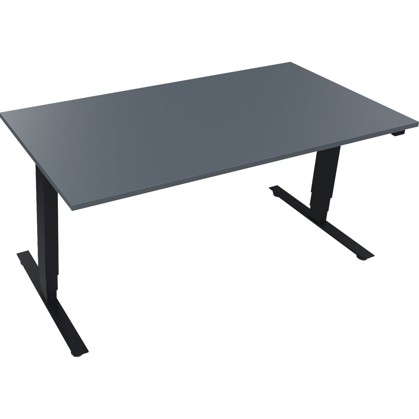 Schreibtisch Move 2.0 Maße: 1.600 x 625-1.285 x 800 mm (B x H x T) Holz lavagrau