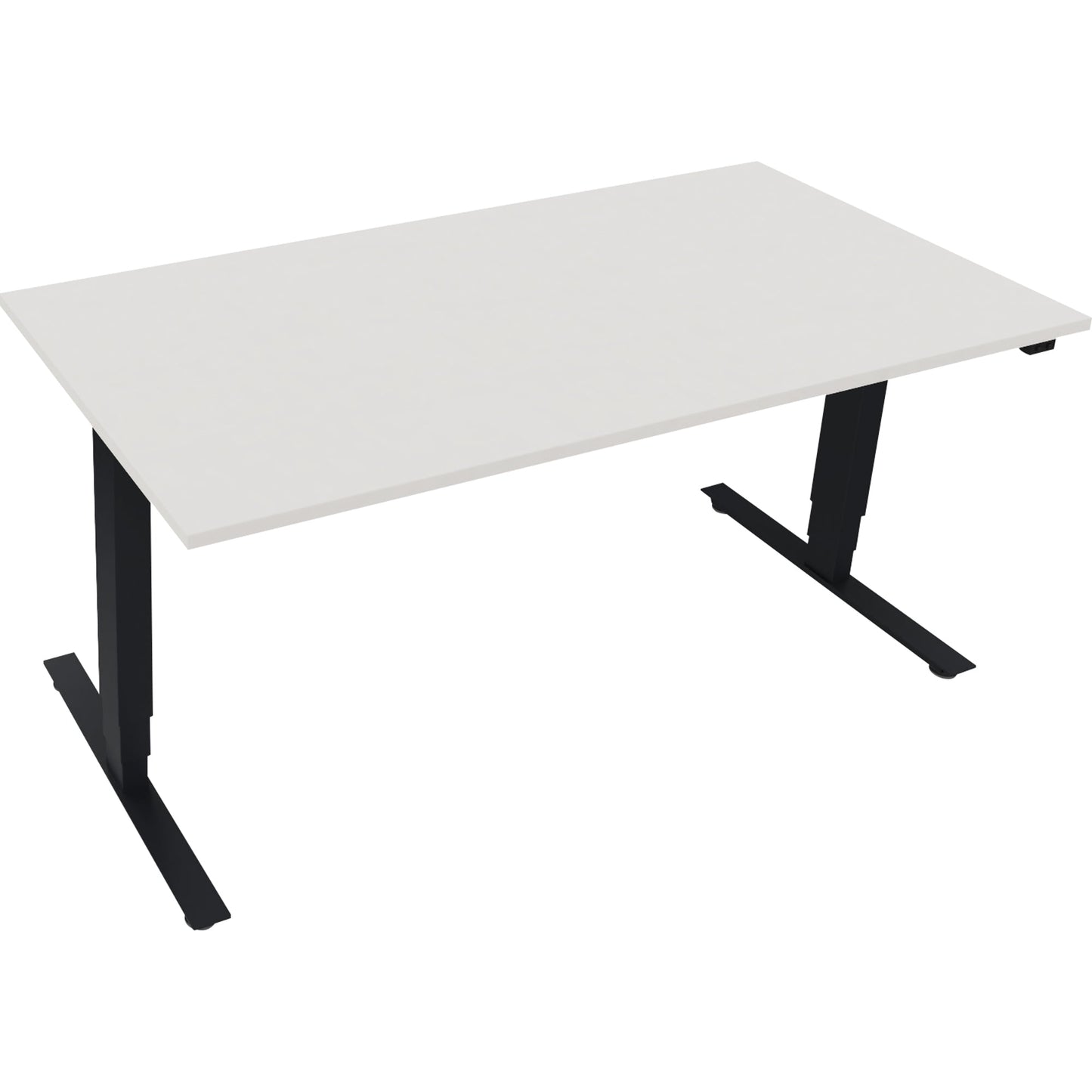 Schreibtisch Move 2.0 Maße: 1.600 x 625-1.285 x 800 mm (B x H x T) Holz diamant weiß