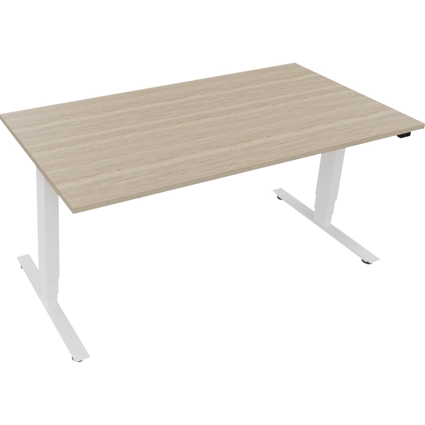 Schreibtisch Move 2.0 Maße: 1.600 x 625-1.285 x 800 mm (B x H x T) Holz eiche natur