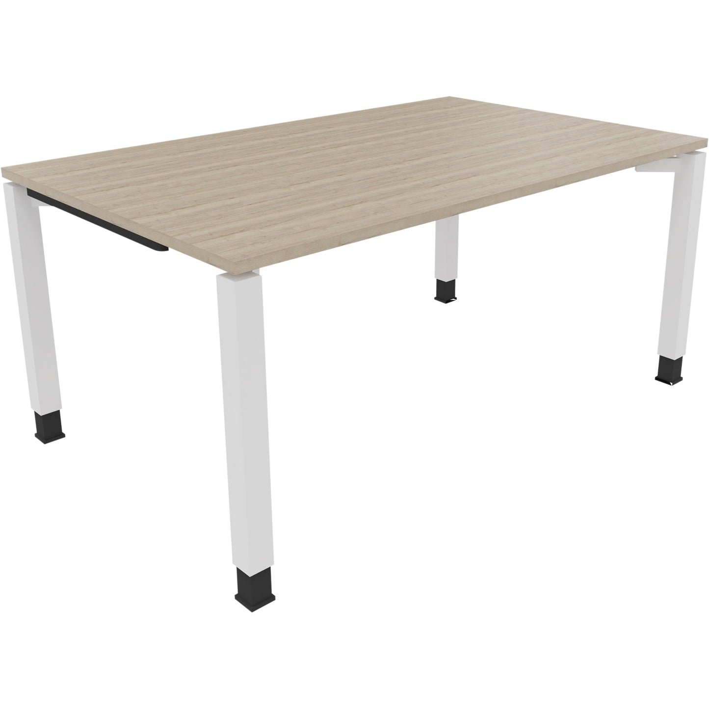 Schreibtisch all in one Maße: 1.600 x 680-820 x 1.000 mm (B x H x T) Holz eiche natur