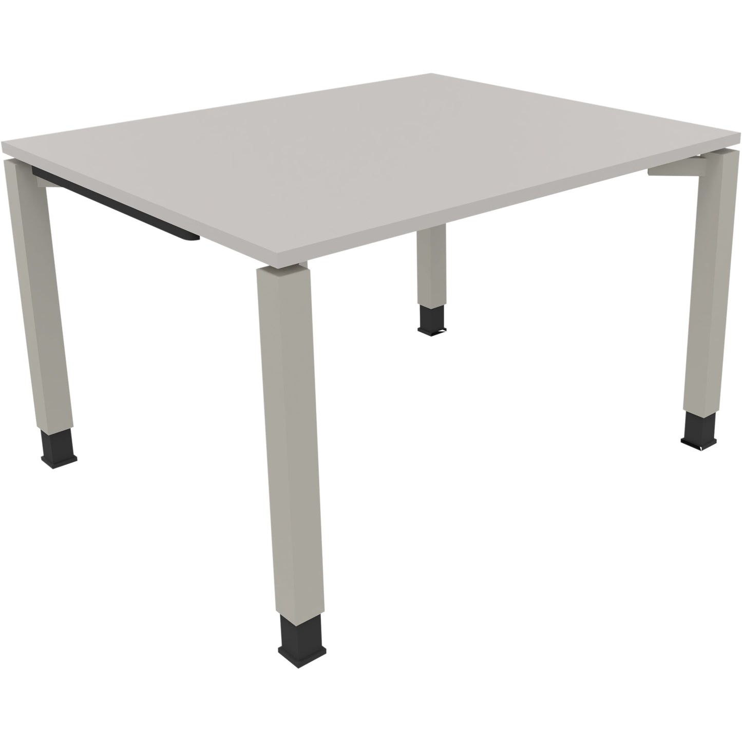 Schreibtisch all in one Maße: 1.200 x 680-820 x 1.000 mm (B x H x T) Holz lichtgrau