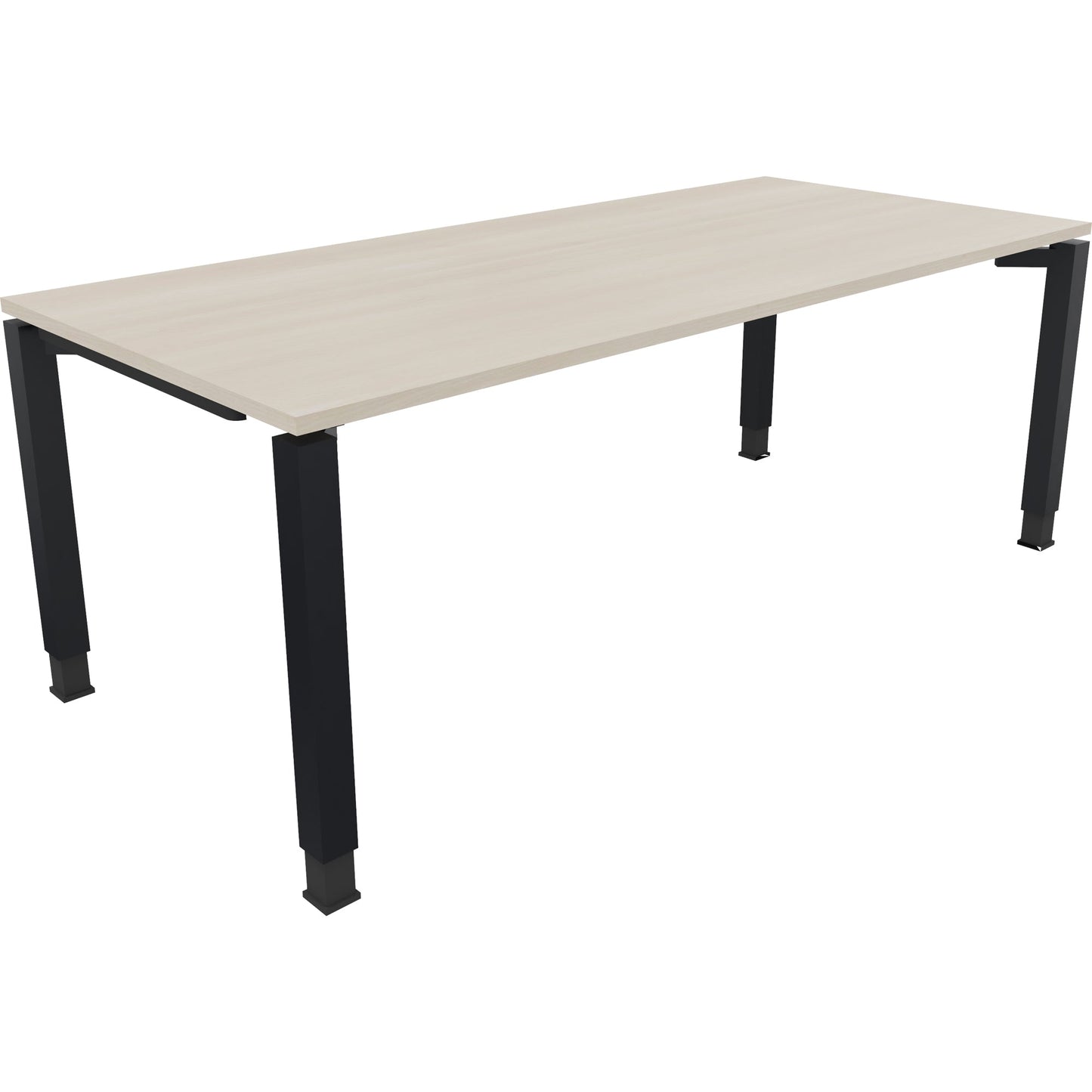 Schreibtisch all in one Maße: 2.000 x 680-820 x 900 mm (B x H x T) Holz akazie hell