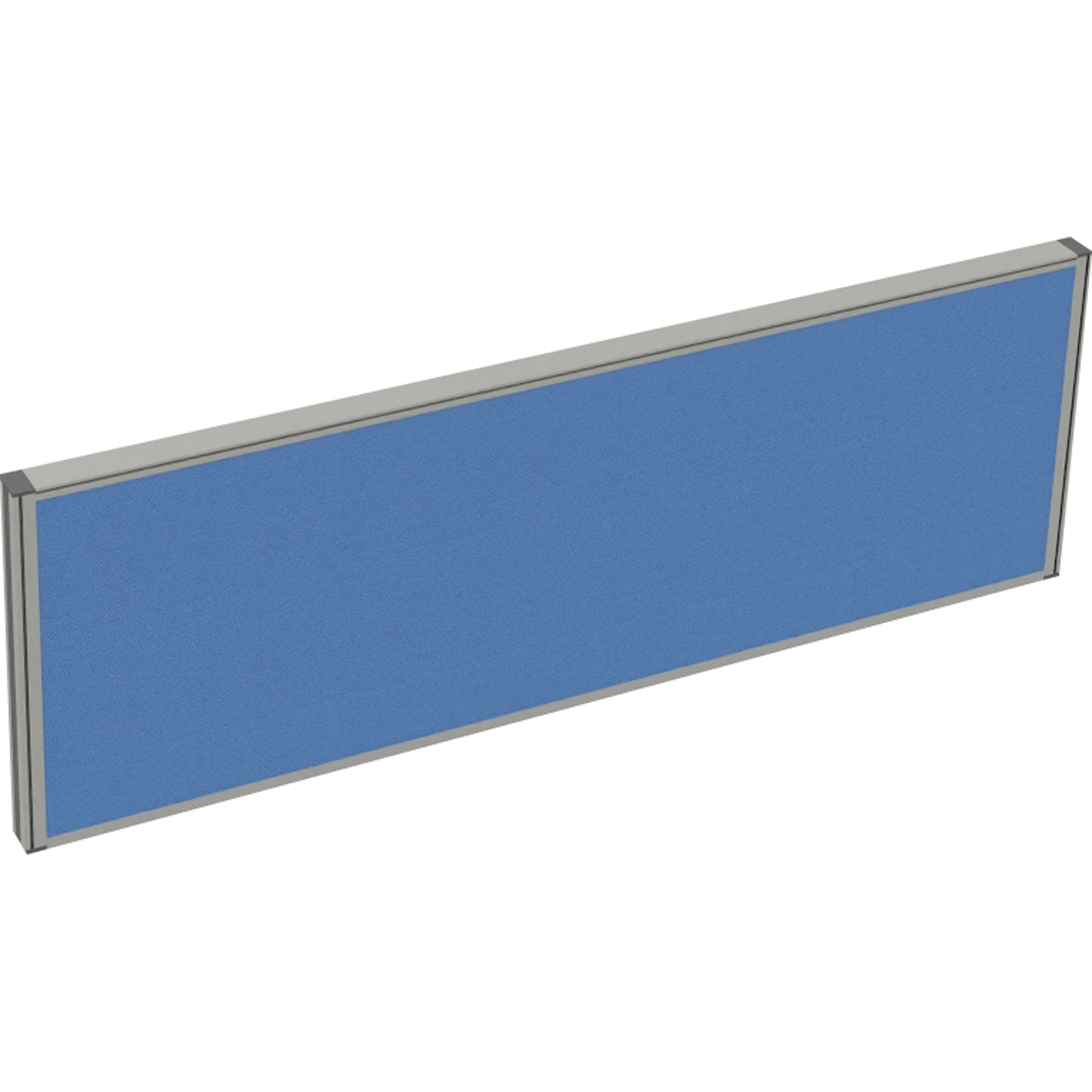 Tischtrennwand System 41 120 x 40 cm (B x H) 4,1cm Schallabsorberklasse: C Lucia Stoff blau