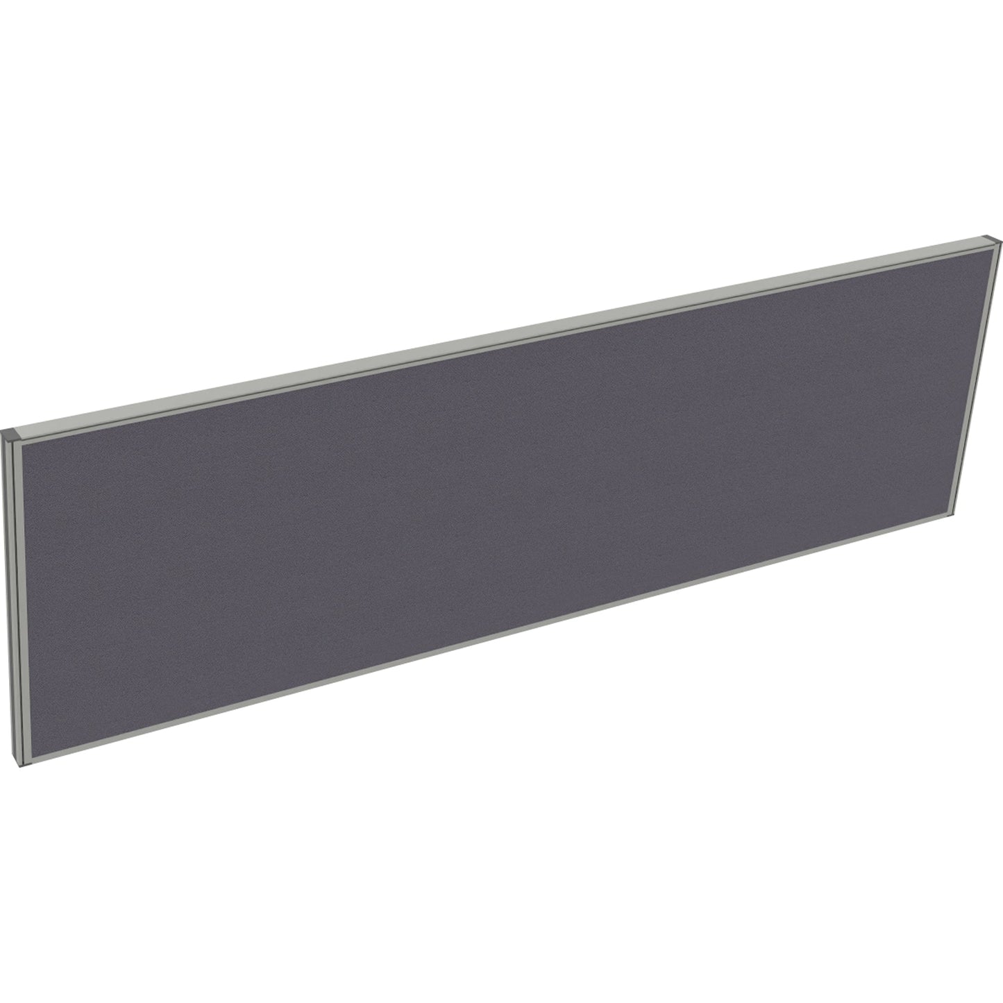 Tischtrennwand System 41 200 x 60 cm (B x H) 4,1cm Schallabsorberklasse: B Lucia Stoff dunkelgrau