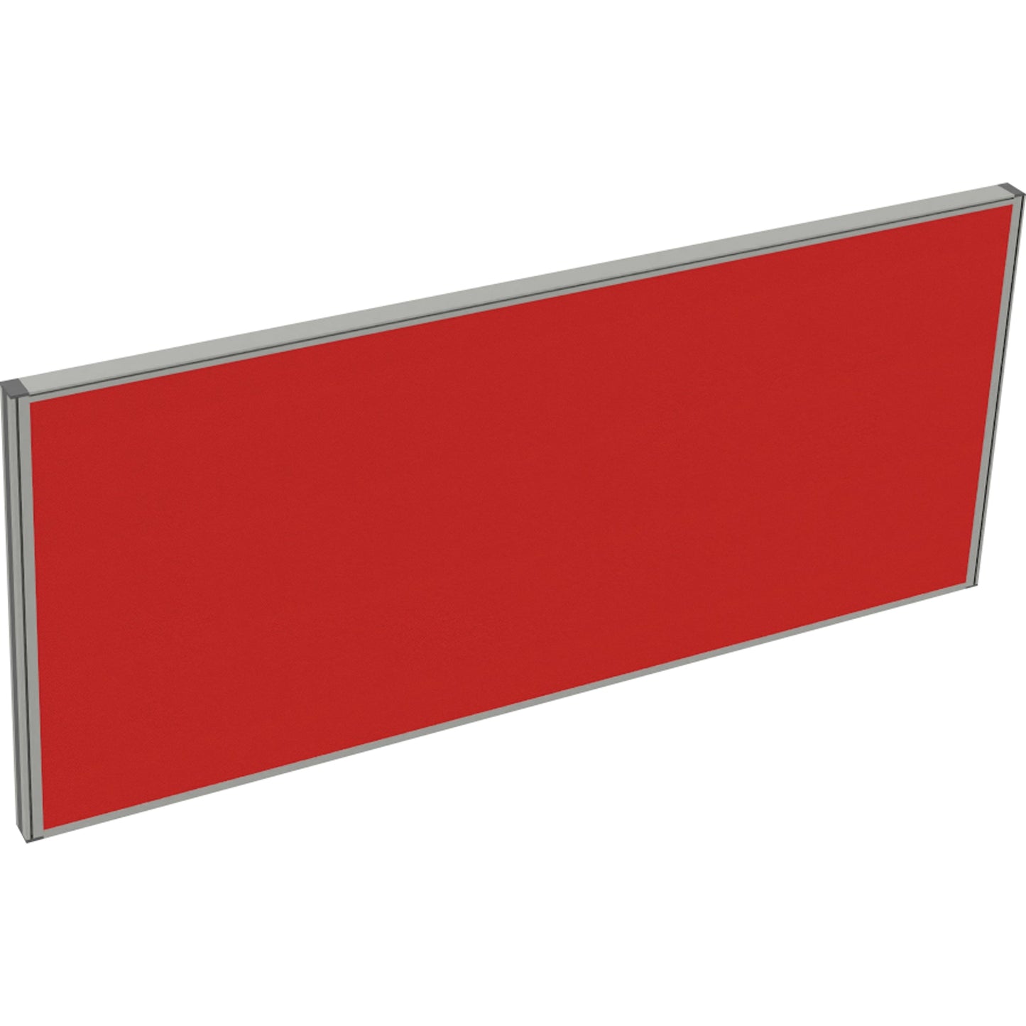 Tischtrennwand System 41 140 x 60 cm (B x H) 4,1cm Schallabsorberklasse: B Lucia Stoff rot