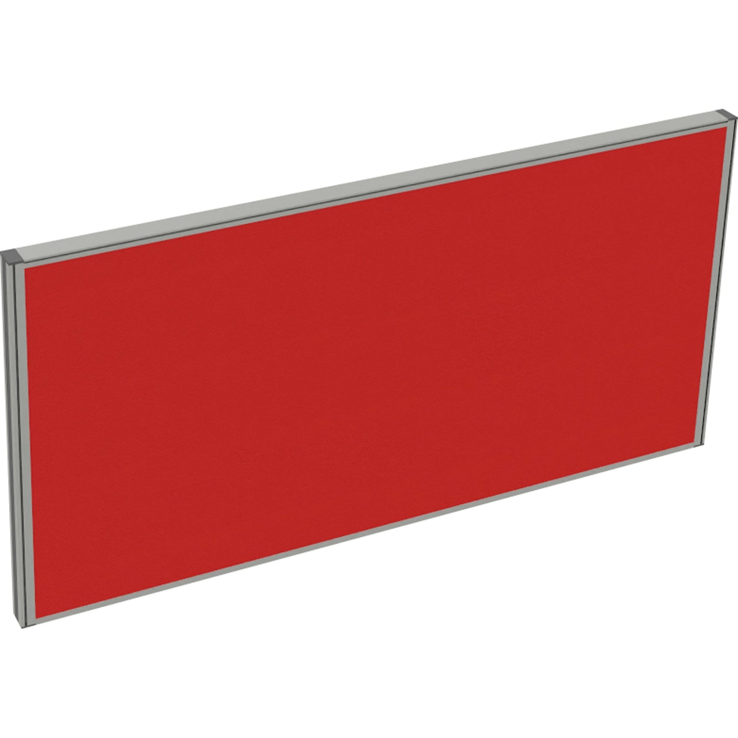 Tischtrennwand System 41 120 x 60 cm (B x H) 4,1cm Schallabsorberklasse: B Lucia Stoff rot