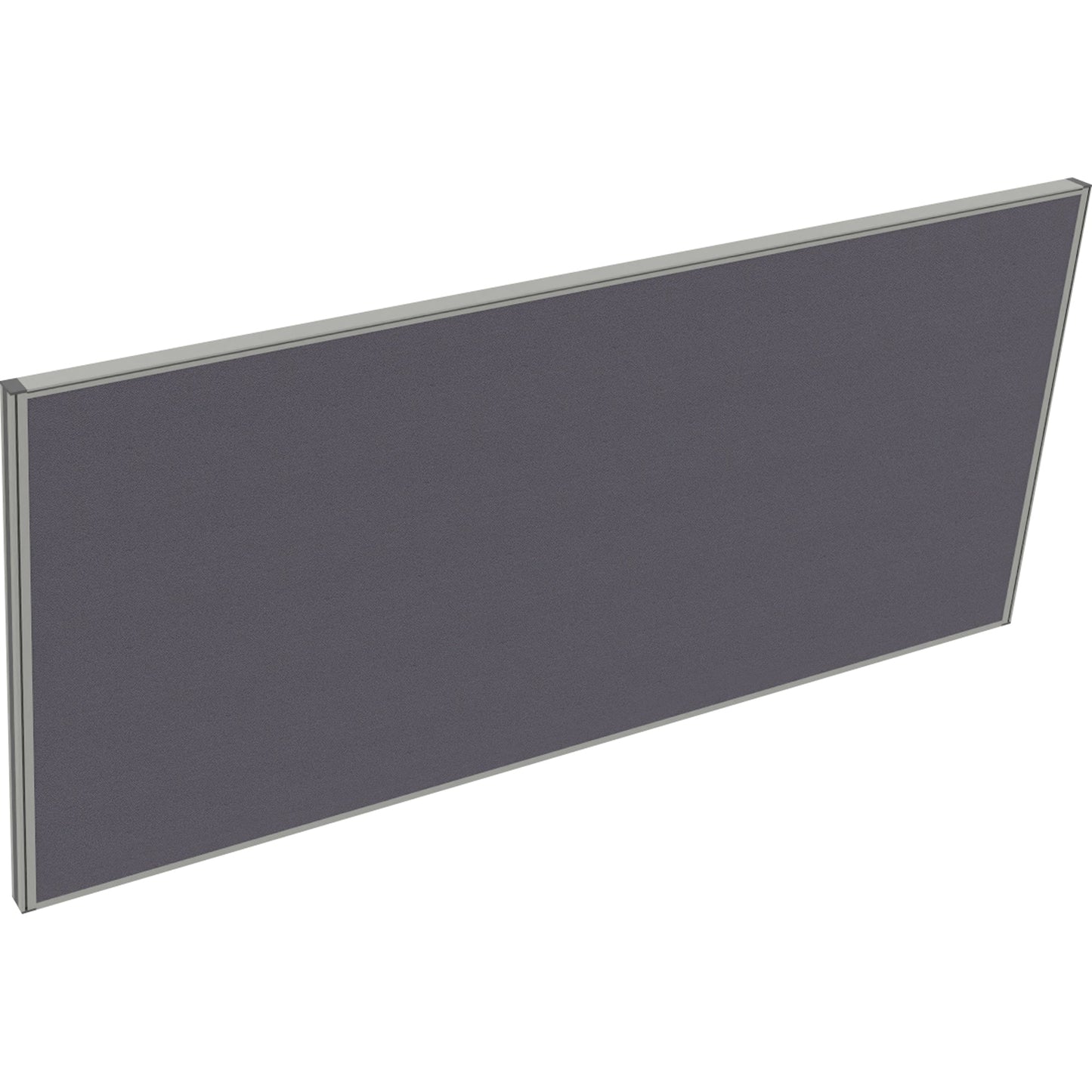 Tischtrennwand System 41 180 x 80 cm (B x H) 4,1cm Schallabsorberklasse: C Lucia Stoff dunkelgrau