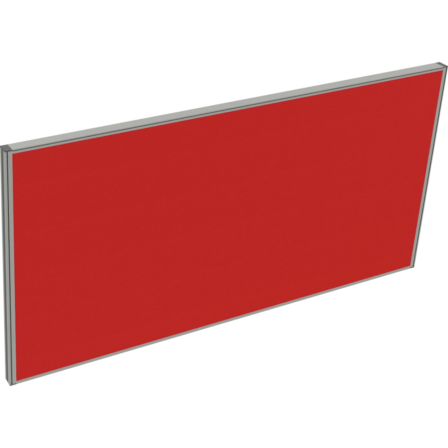 Tischtrennwand System 41 160 x 80 cm (B x H) 4,1cm Schallabsorberklasse: B Lucia Stoff rot