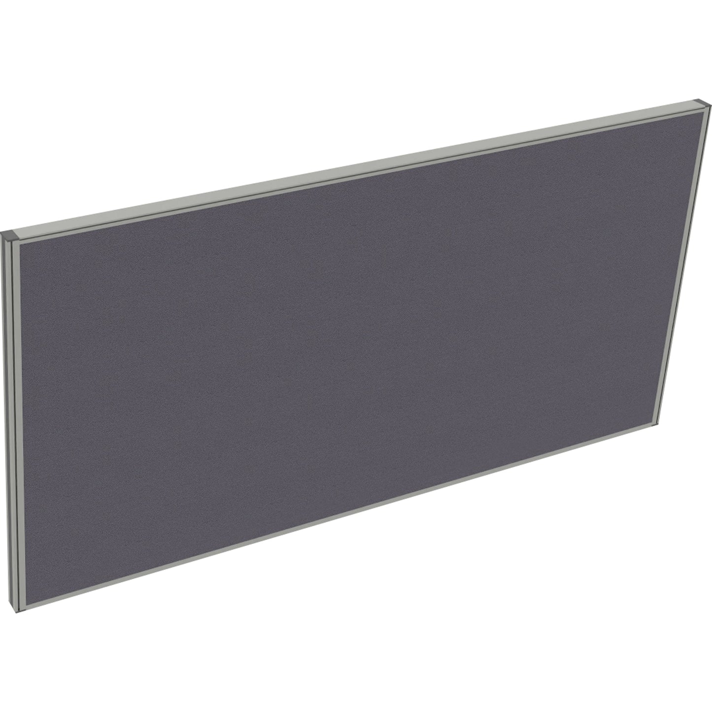 Tischtrennwand System 41 160 x 80 cm (B x H) 4,1cm Schallabsorberklasse: B Lucia Stoff dunkelgrau