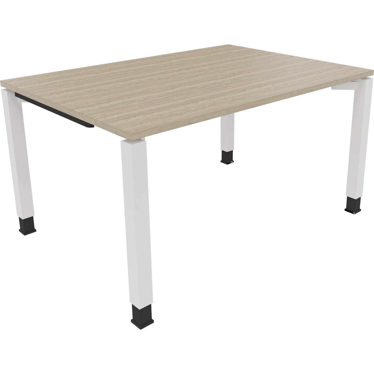 Schreibtisch all in one Maße: 1.400 x 680-820 x 1.000 mm (B x H x T) Holz eiche natur