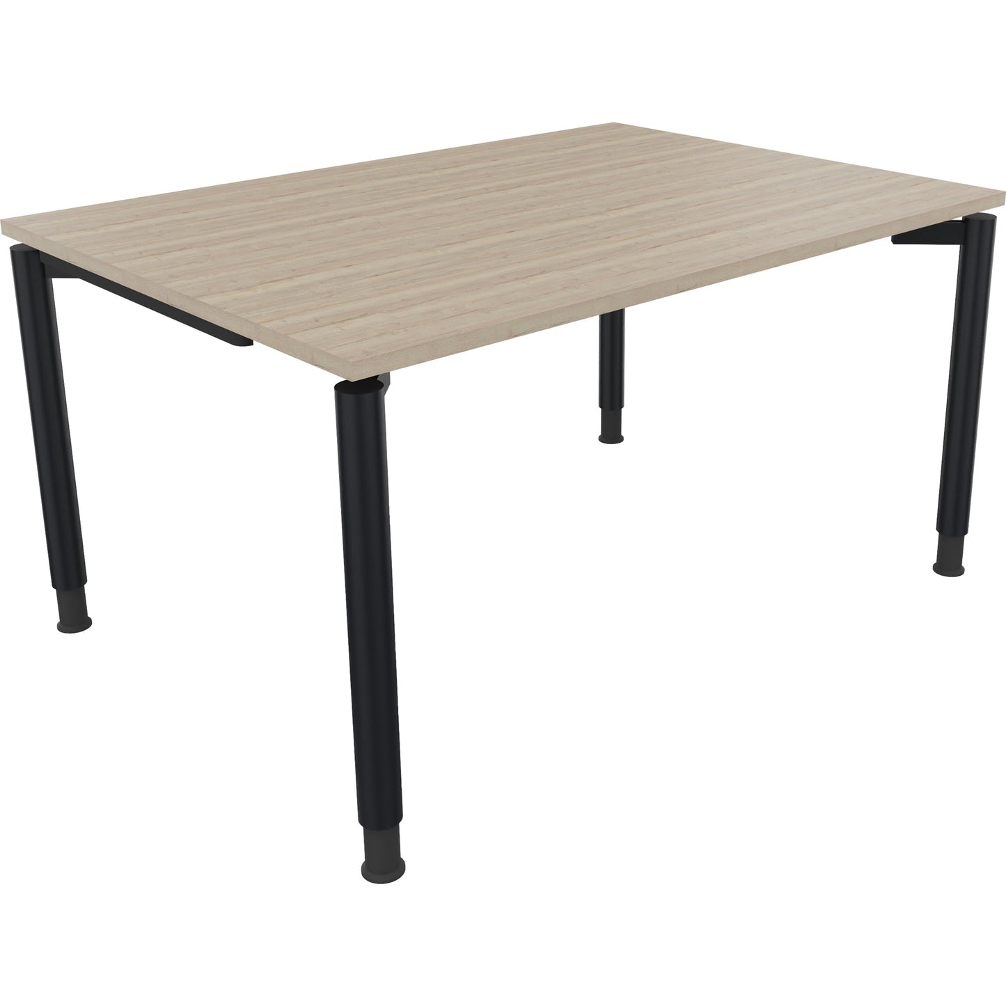 Schreibtisch all in one Maße: 1.400 x 680-820 x 1.000 mm (B x H x T) Holz eiche natur