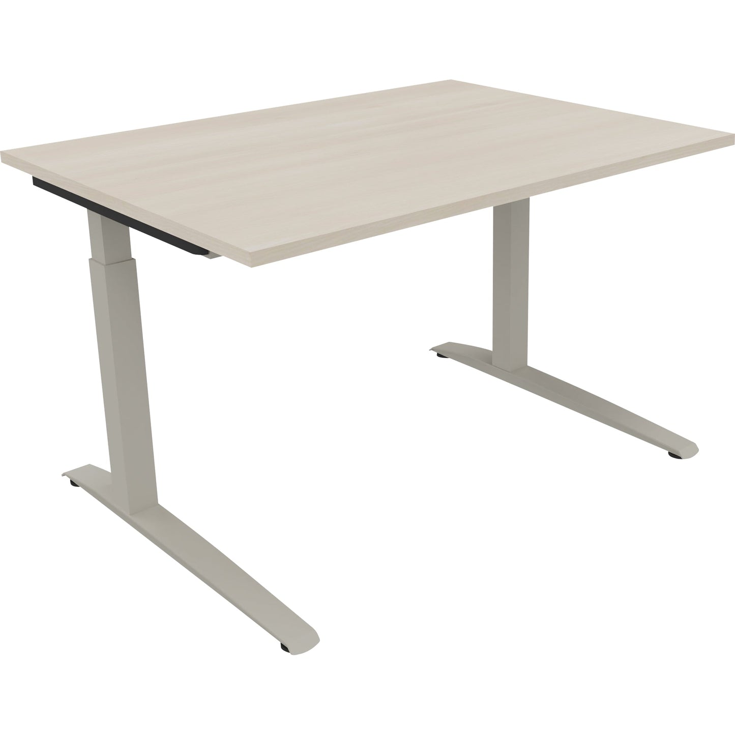 Schreibtisch all in one Maße: 1.200 x 650-850 x 900 mm (B x H x T) Holz akazie hell