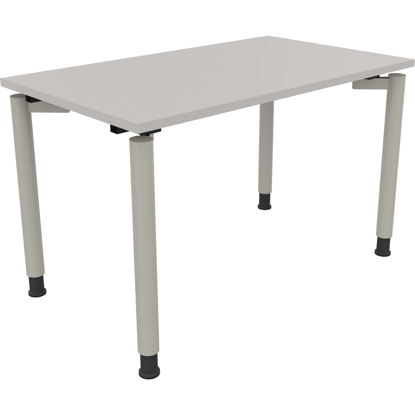 Schreibtisch all in one Maße: 1.200 x 680-820 x 700 mm (B x H x T) Holz lichtgrau